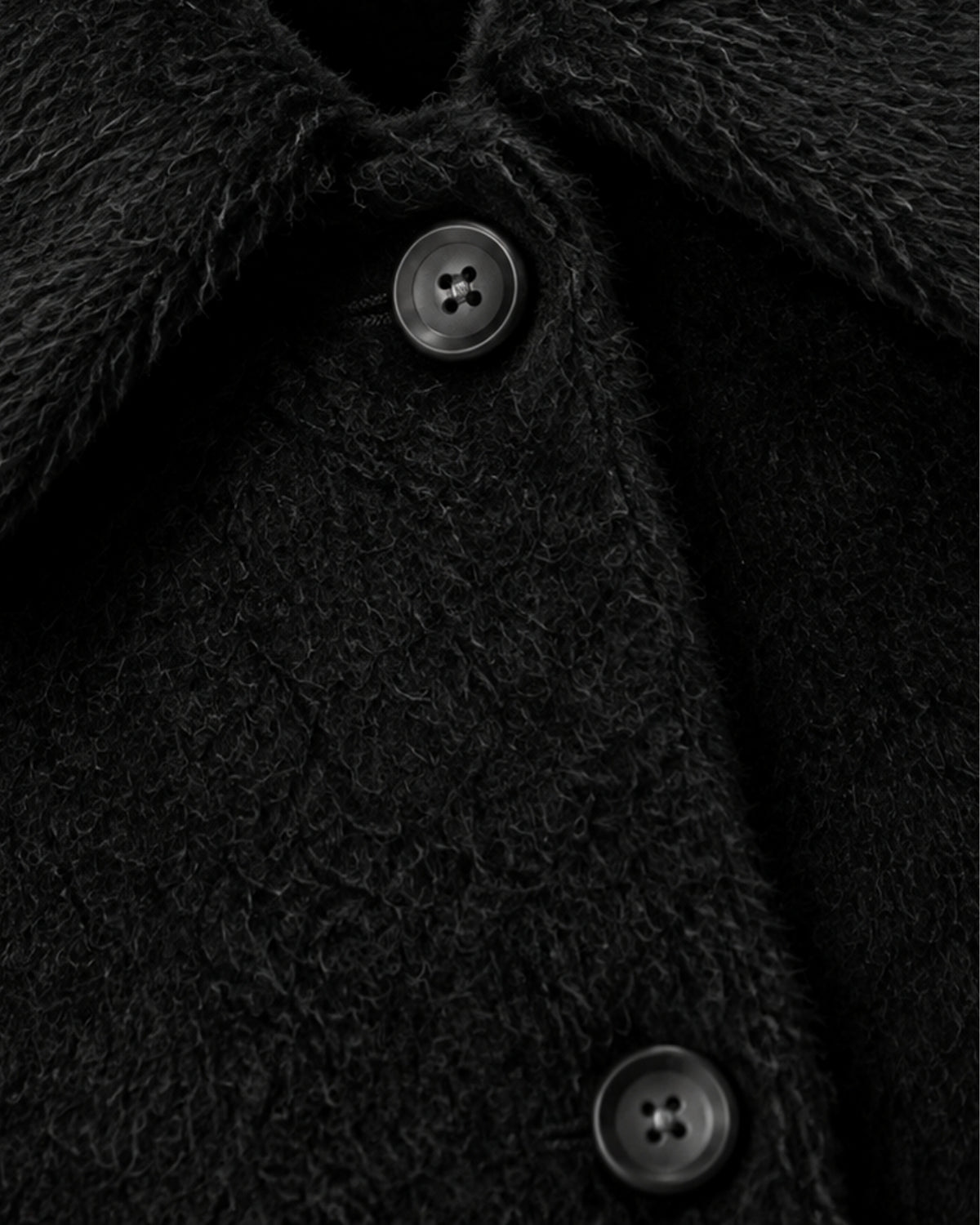Relaxed Fit Mid-Length Suri Alpaca Coat
