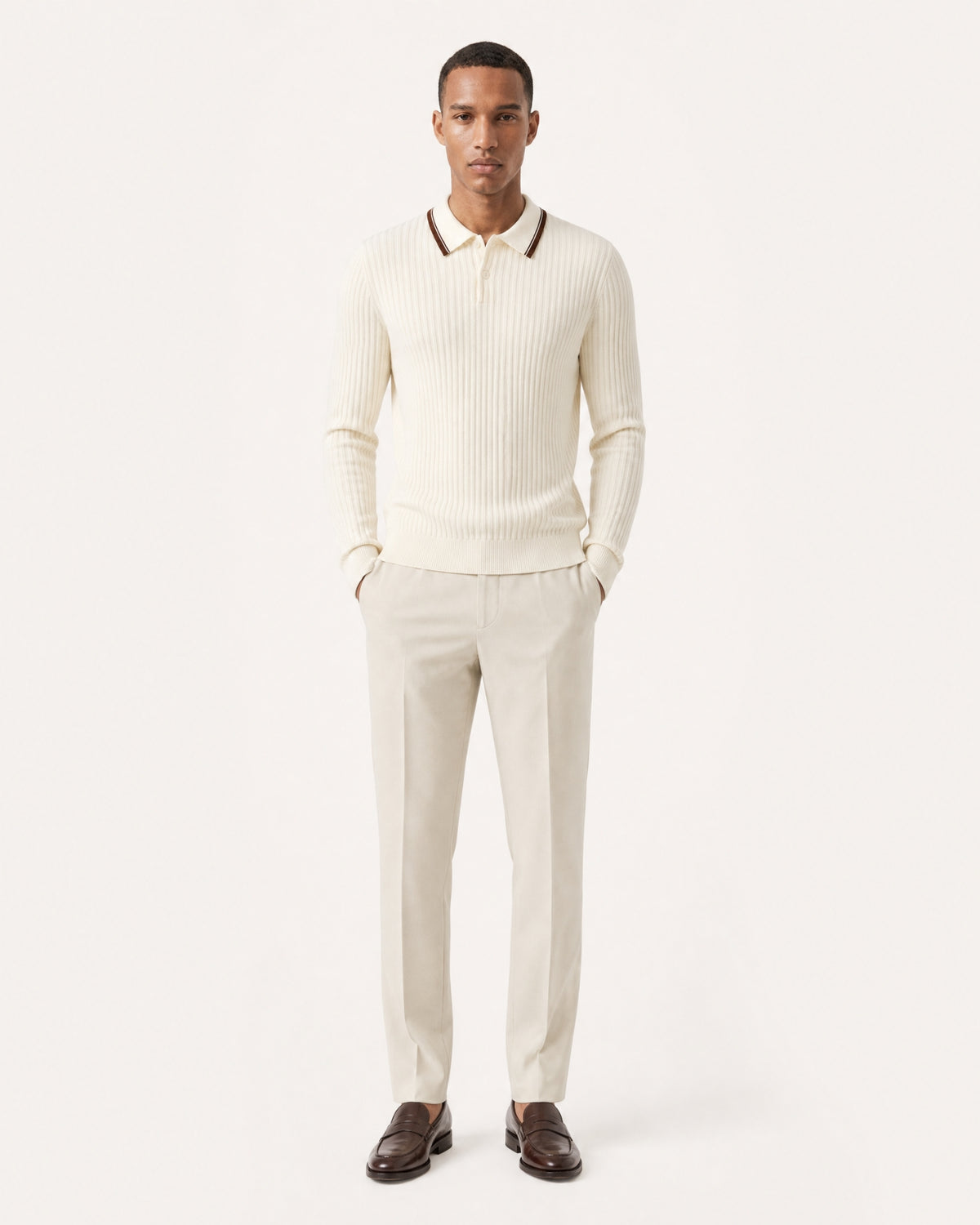 Hamptons Cashmere Knit Polo Shirt Limited Edition