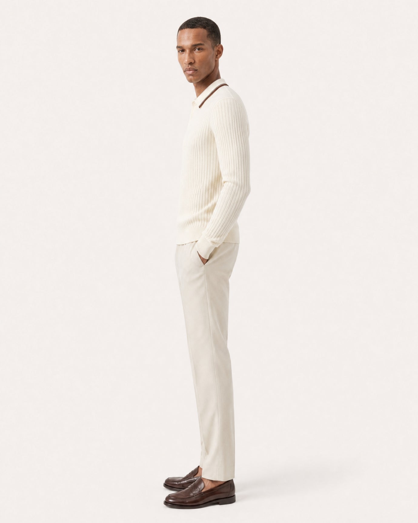 Hamptons Cashmere Knit Polo Shirt Limited Edition