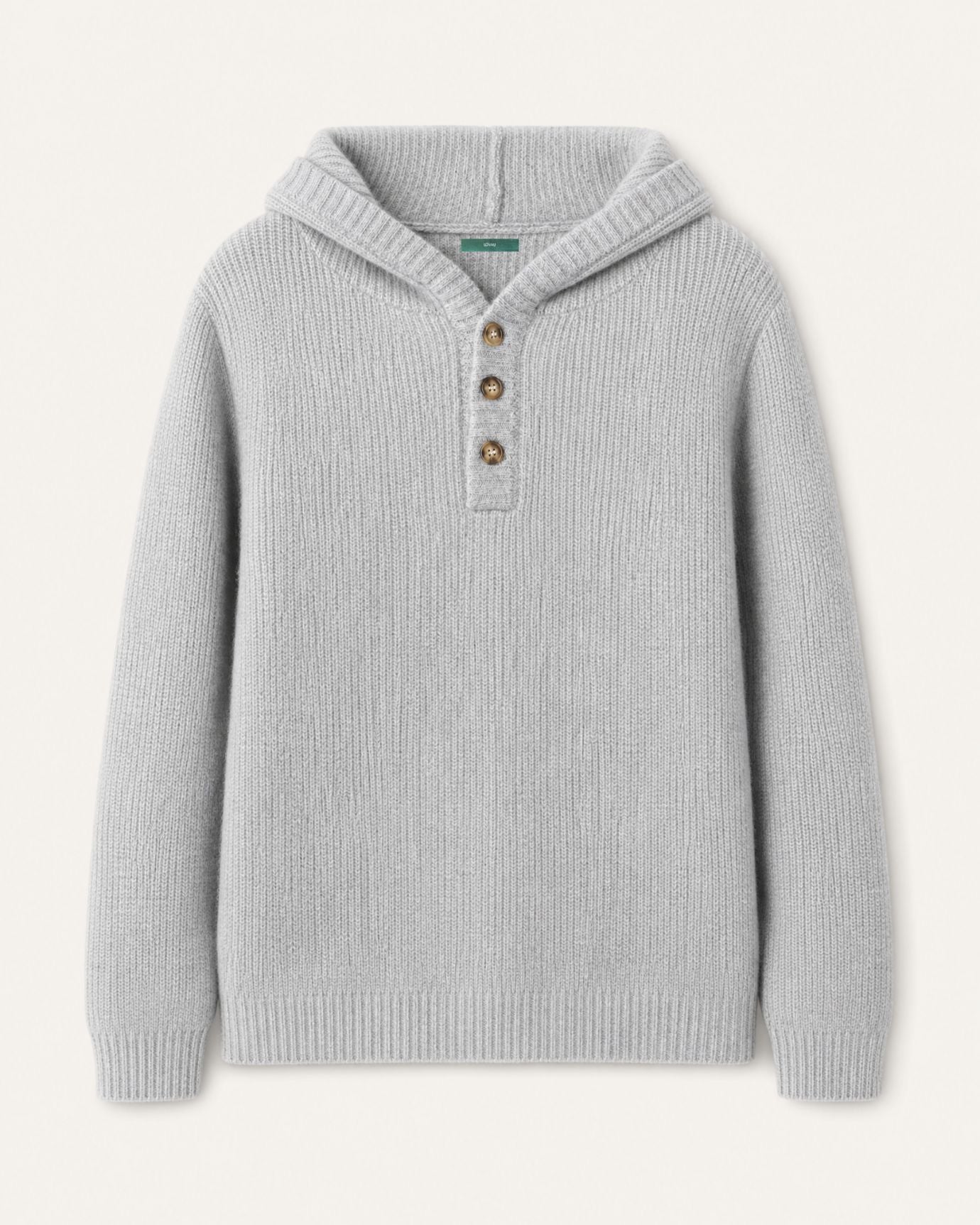 Relaxed Fit Cashmere Hooded Sweater
