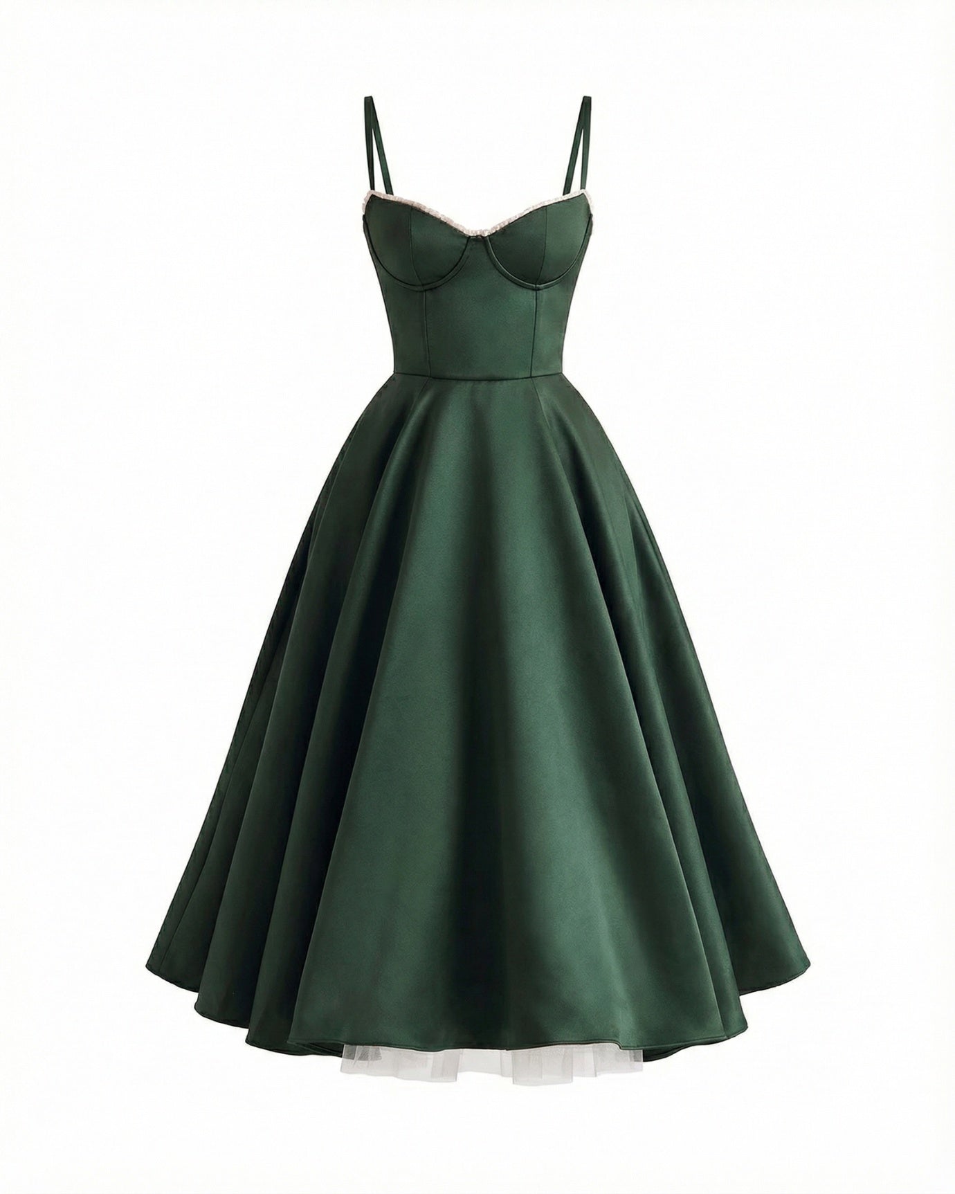 Giulia Midi Green Dress