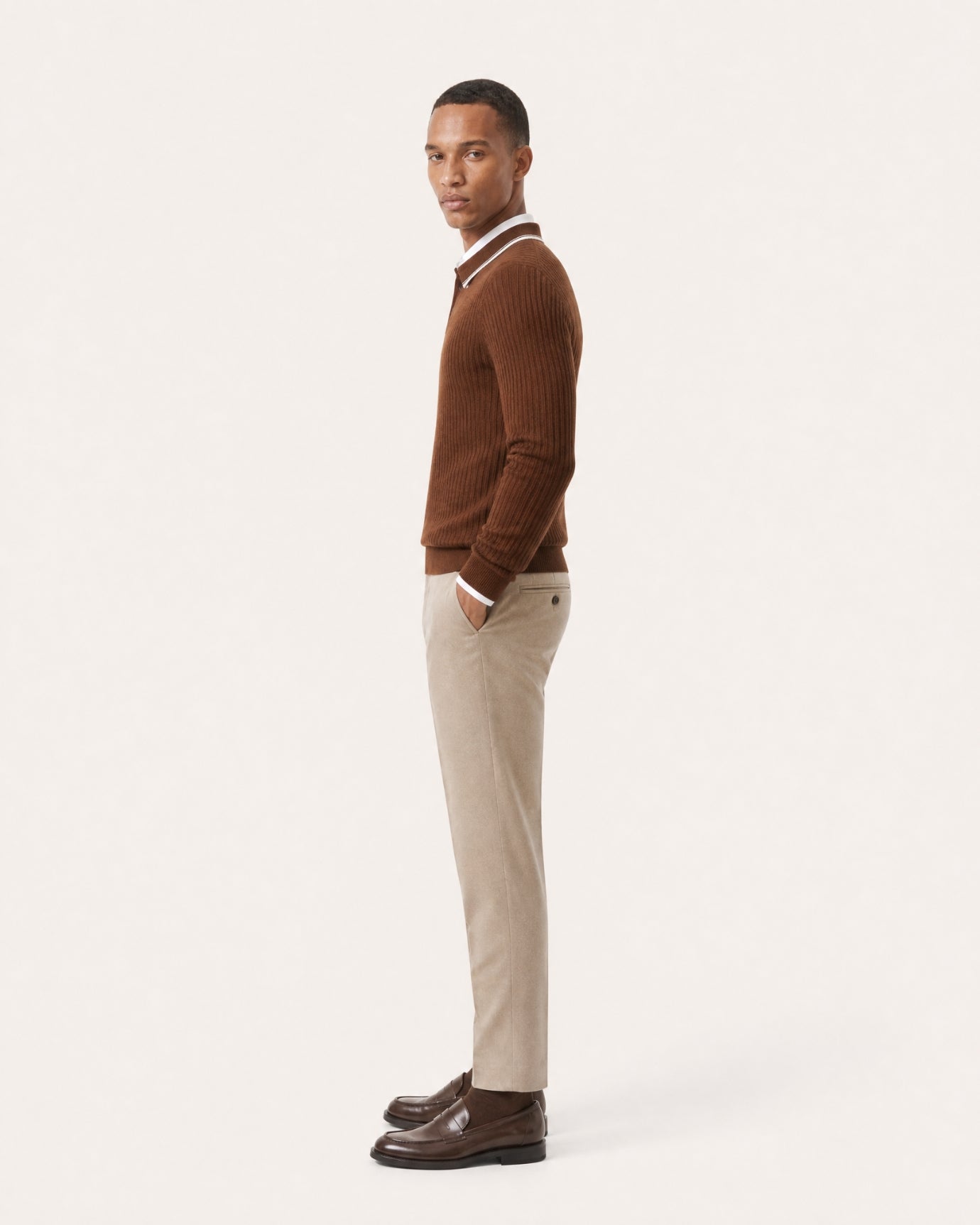Hamptons Cashmere Knit Polo Shirt Limited Edition