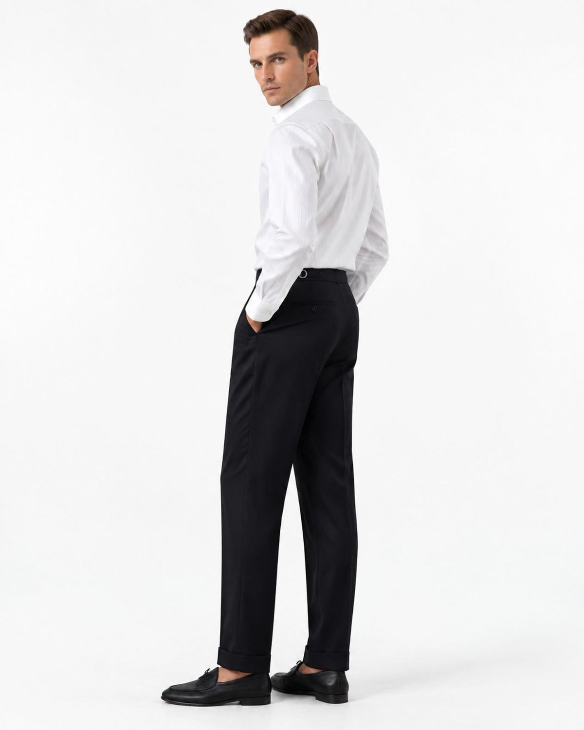 Boston Wrinkle-Resistant Commuter Dress Wool Pants
