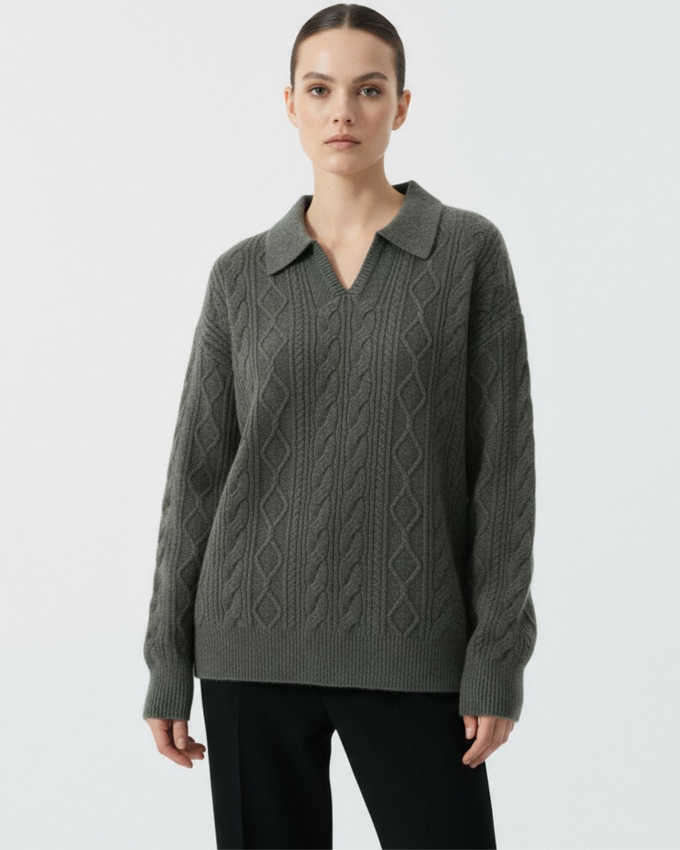 Divina Cashmere Polo Shirt