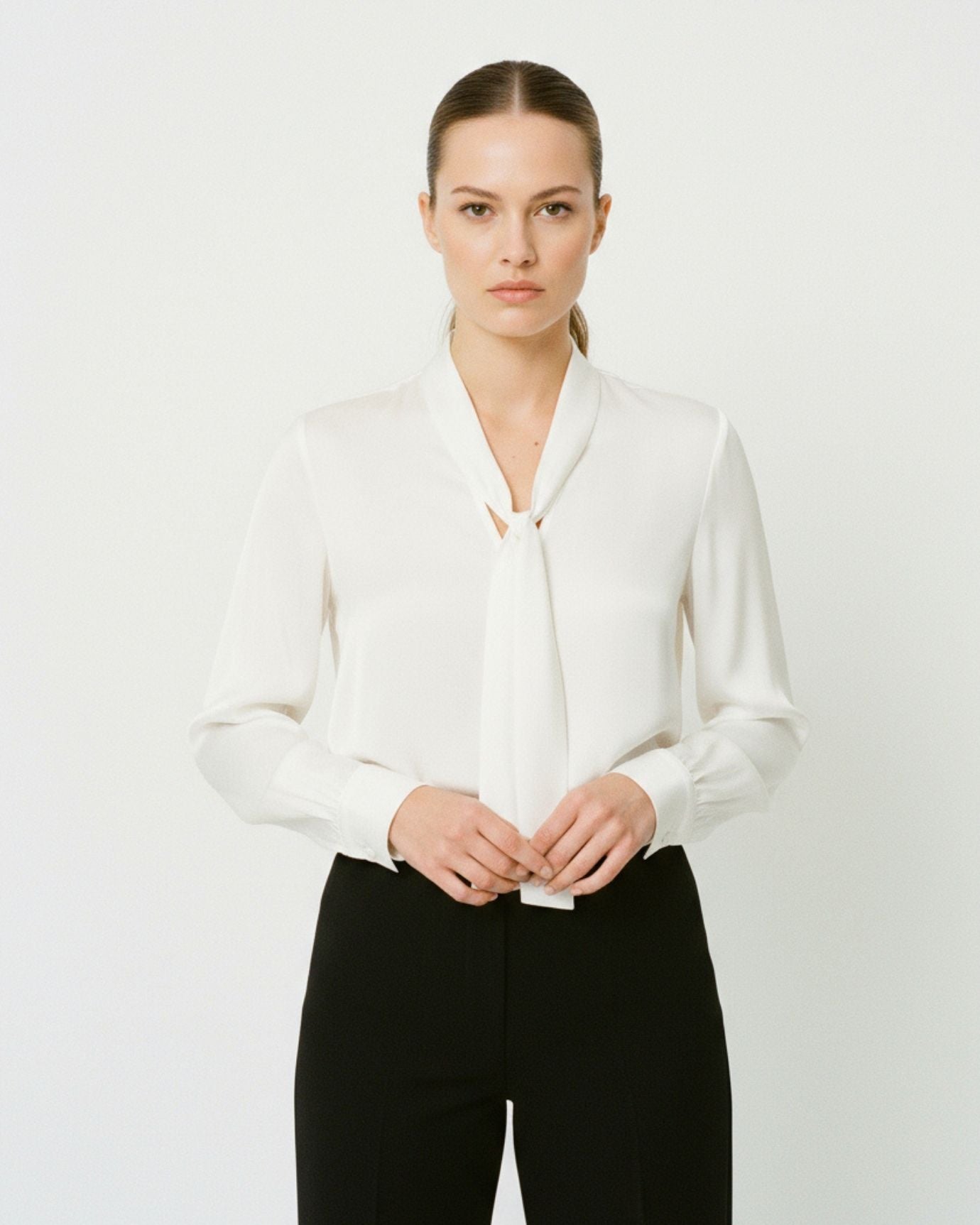 Collar Mulberry Silk Shirt