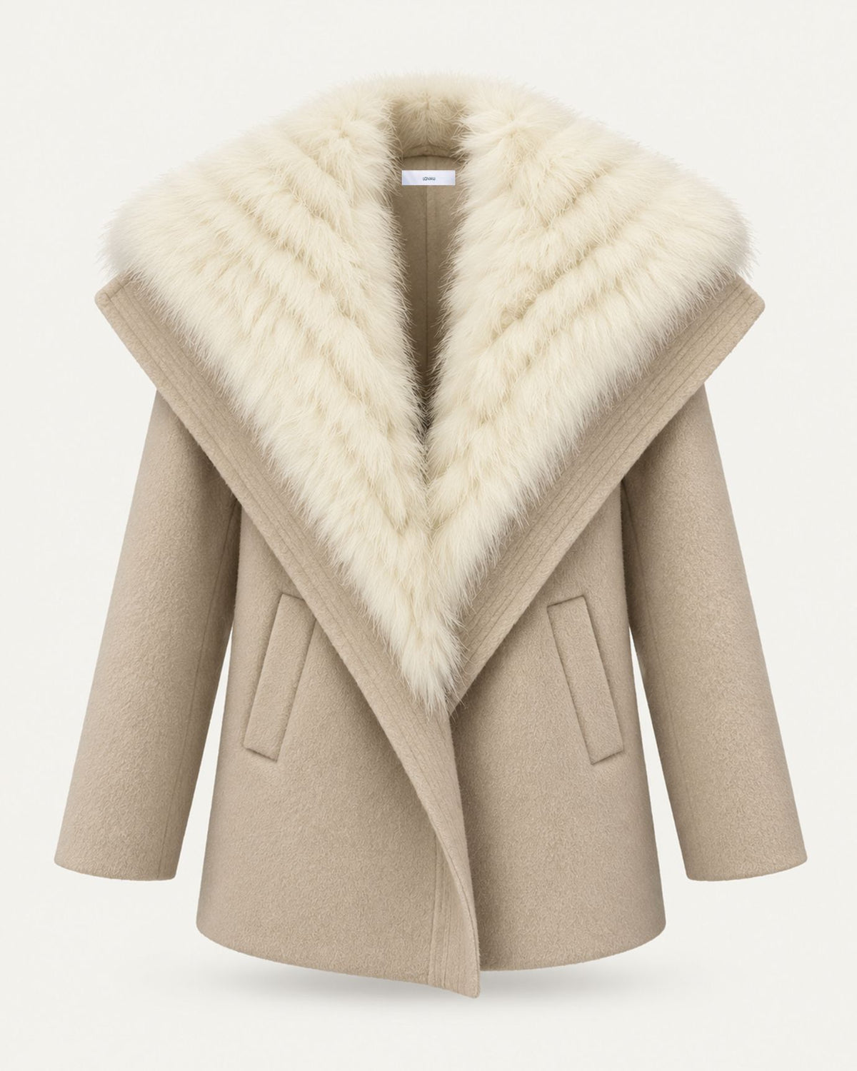 Relaxed-Fit Mid-Length Double-Faced Wool Coat