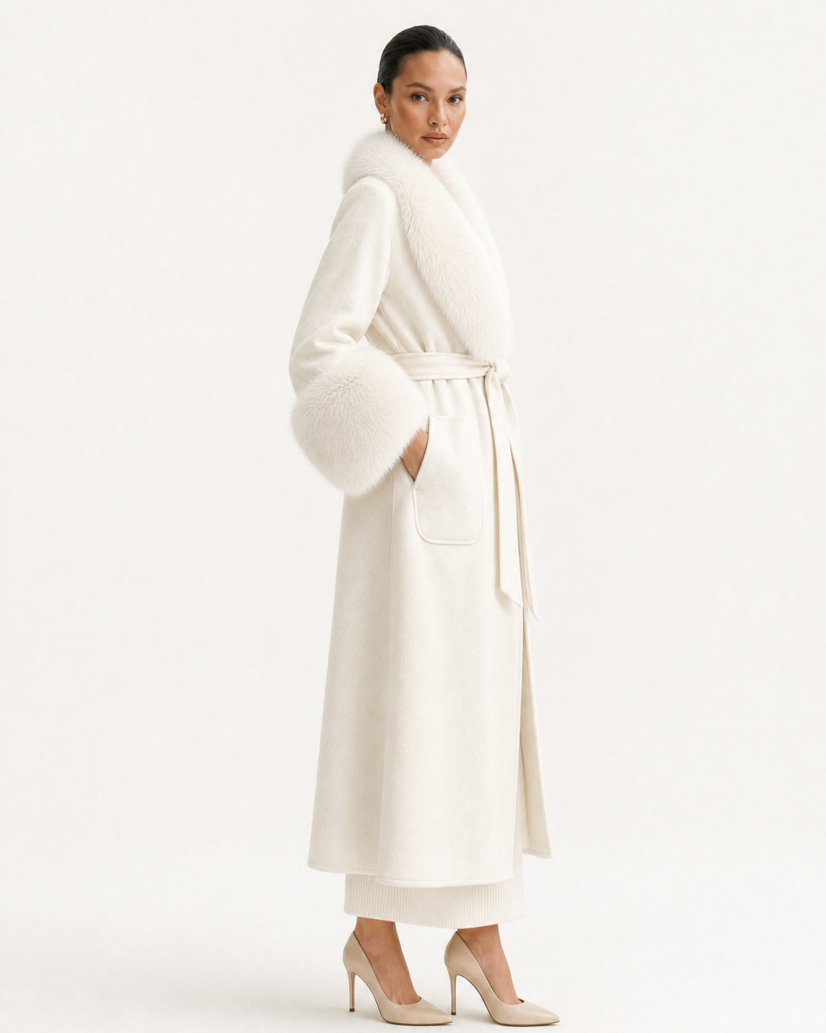 Kimberly Slim-Fit Double-Faced Cashmere Coat