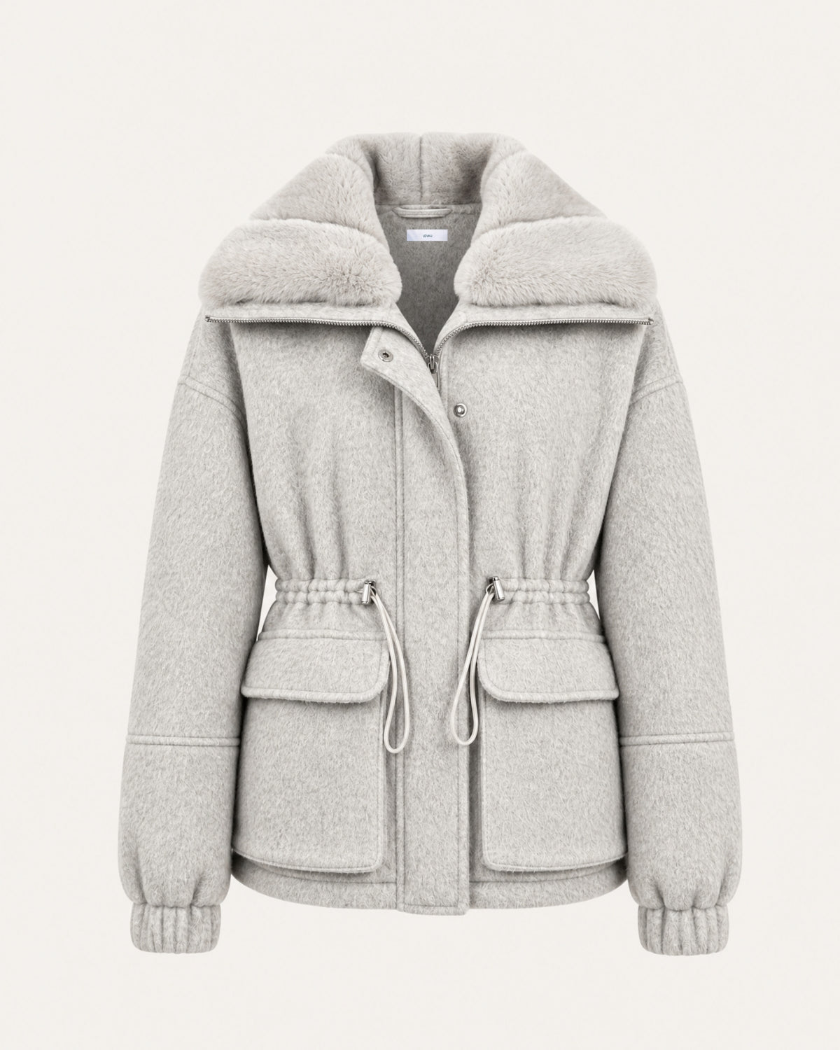 Rex Rabbit Fur Lined Leather Parka Jacket