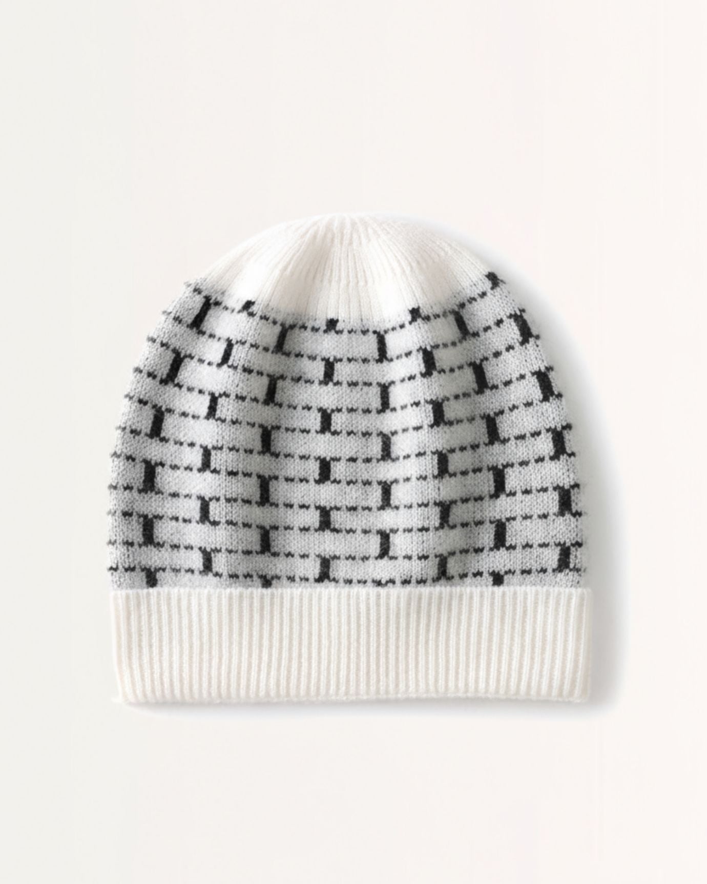 Cashmere Woman Hat plaid thick warm