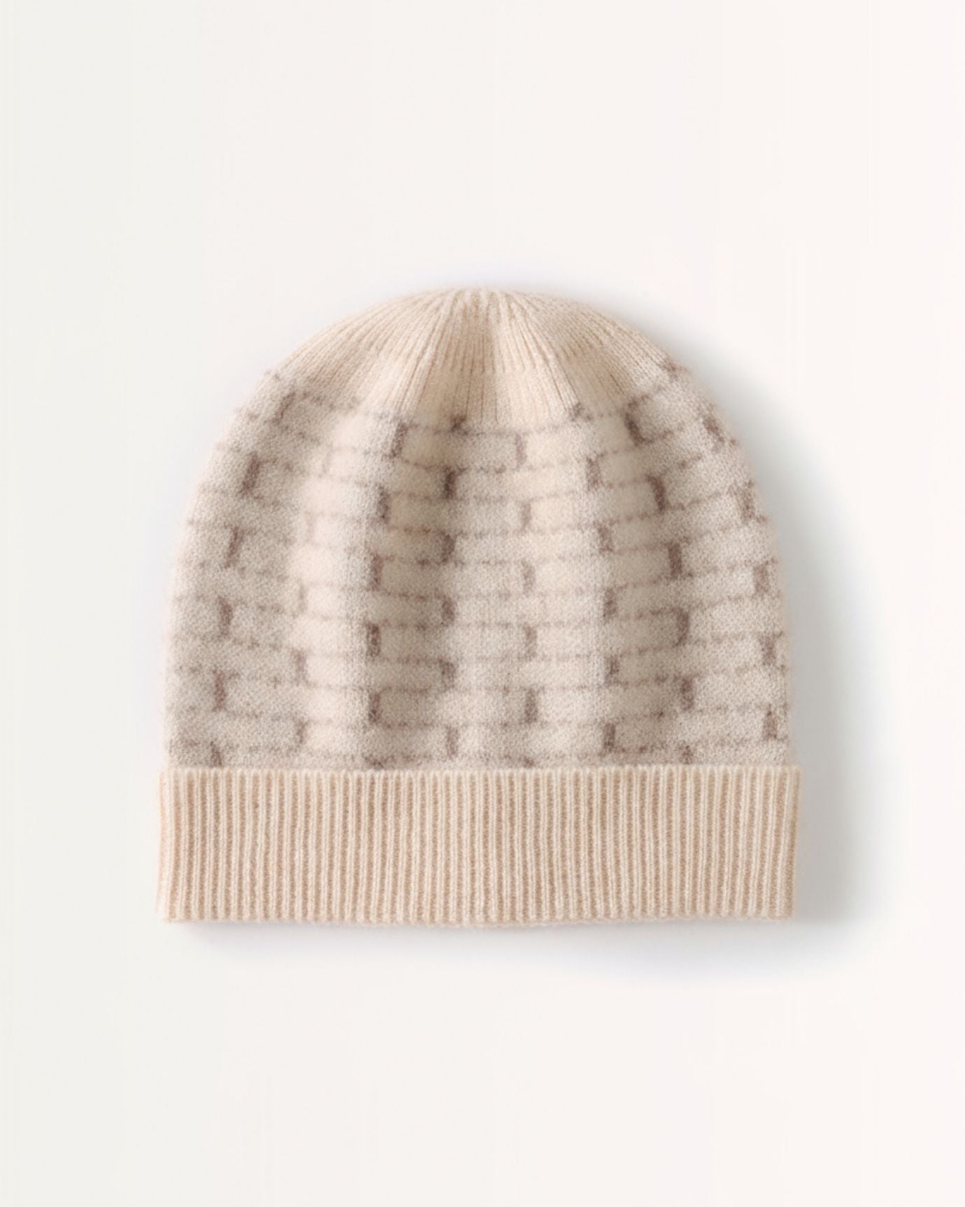 Cashmere Woman Hat plaid thick warm