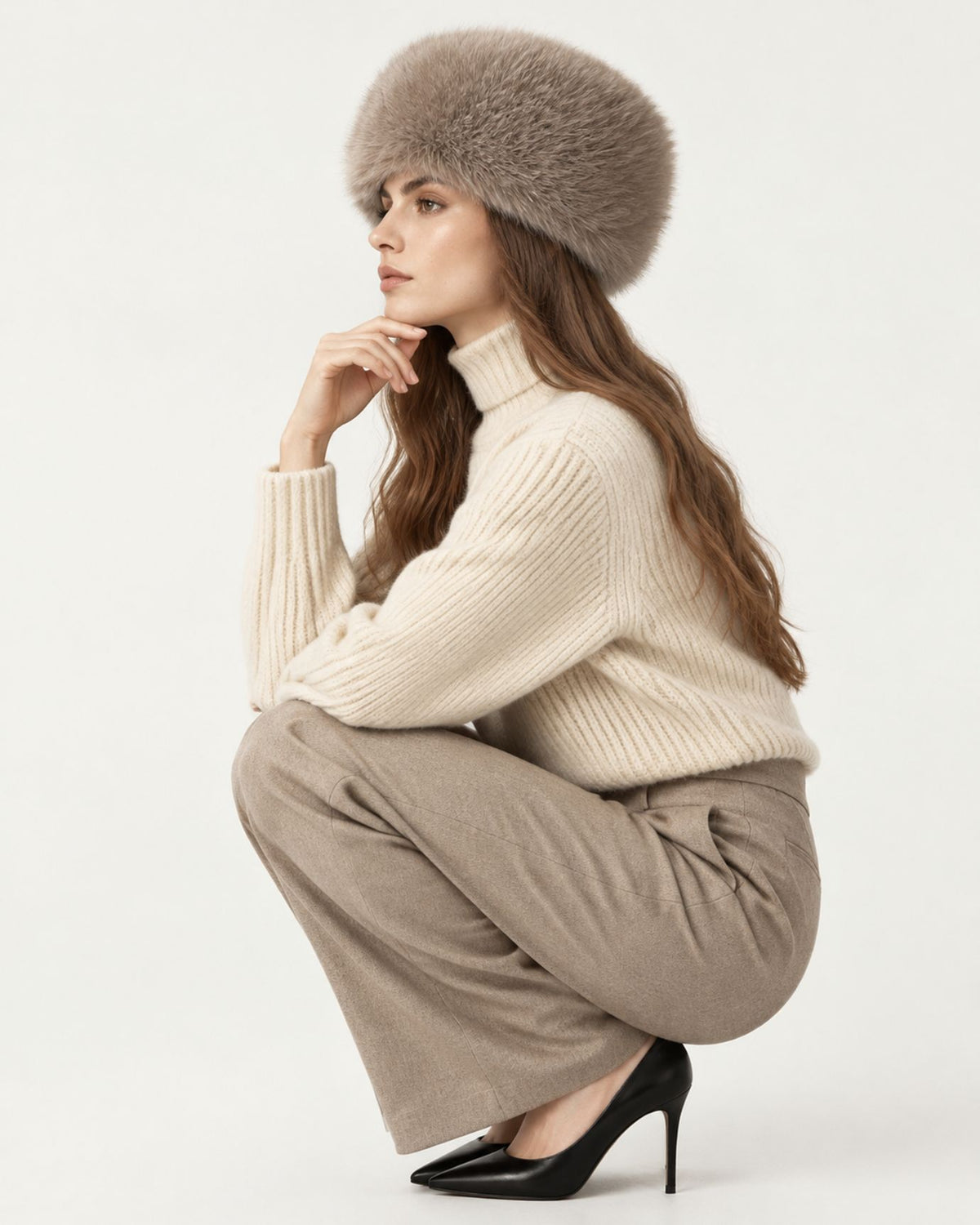 Zira Fleece-Lined Plush Bucket Hat