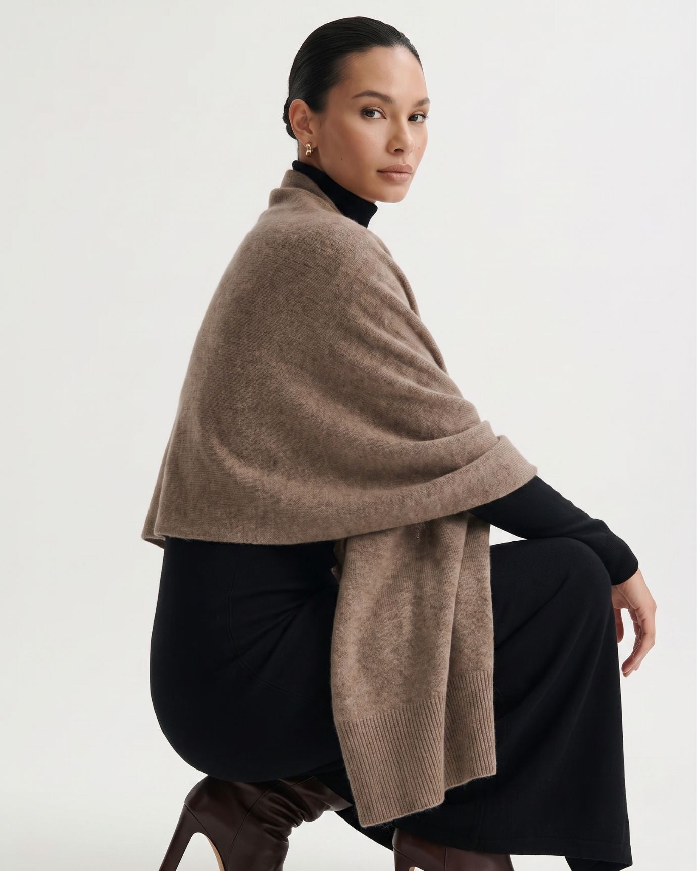 Lightweight Cashmere Shawl Wrap