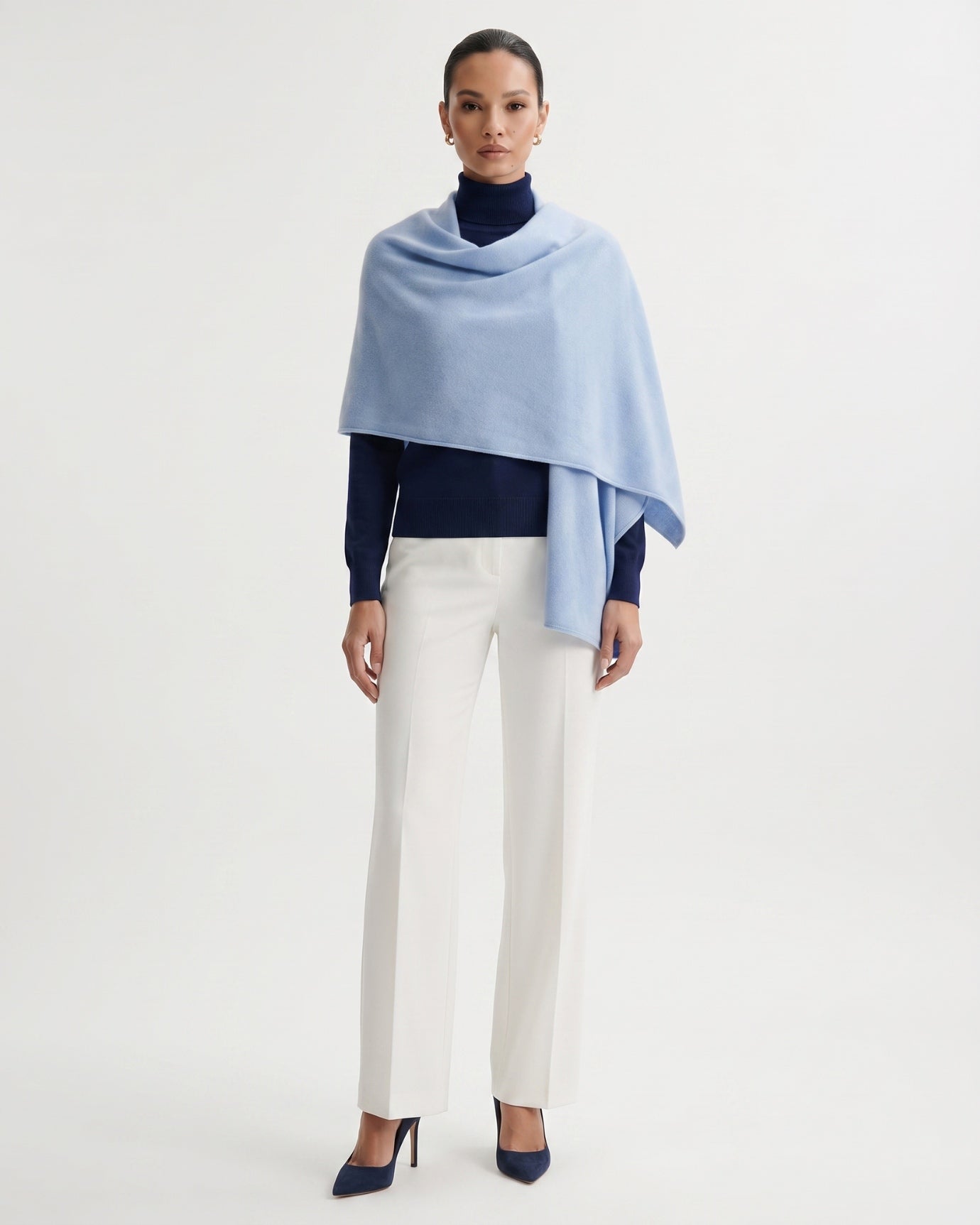 Dina Cashmere Knit Shawl