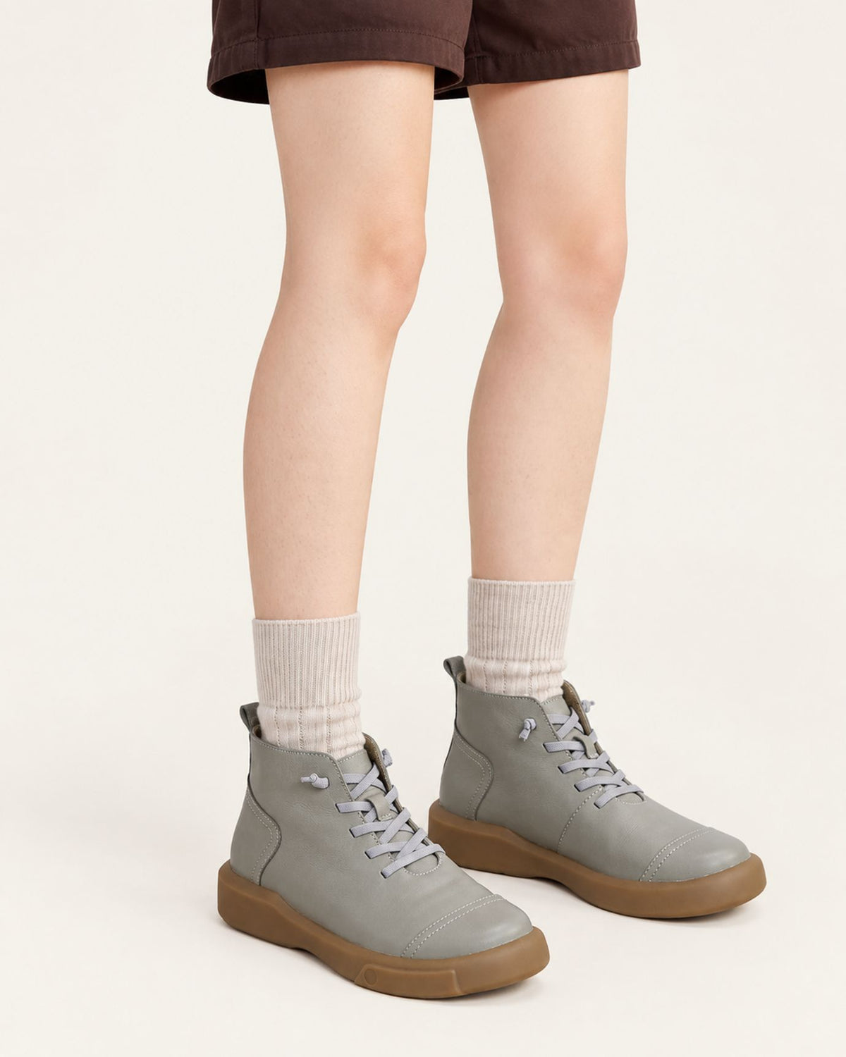 Kira Vintage Leather Sole Ankle Boots