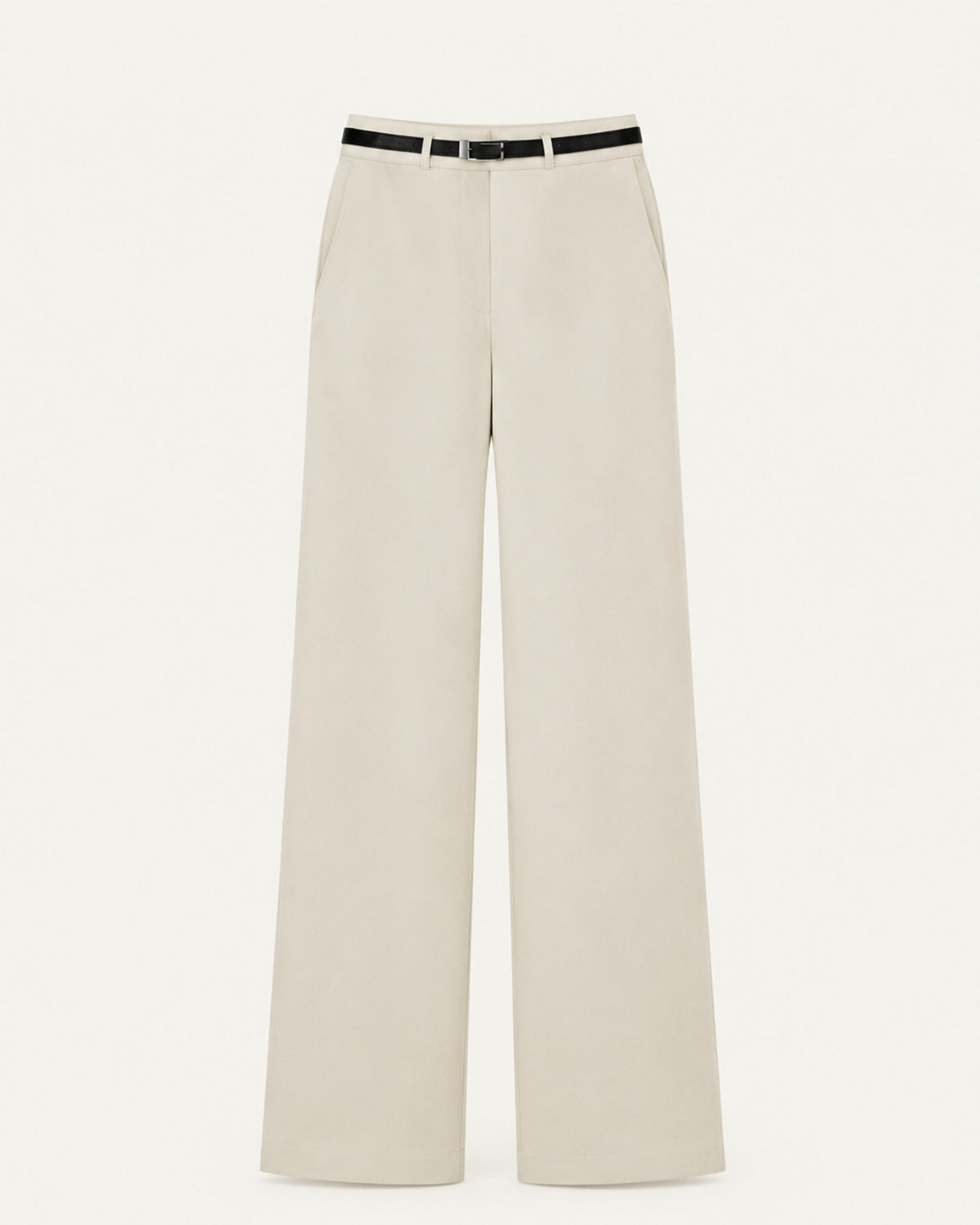 Rosy High-Waisted Straight Leg Trousers