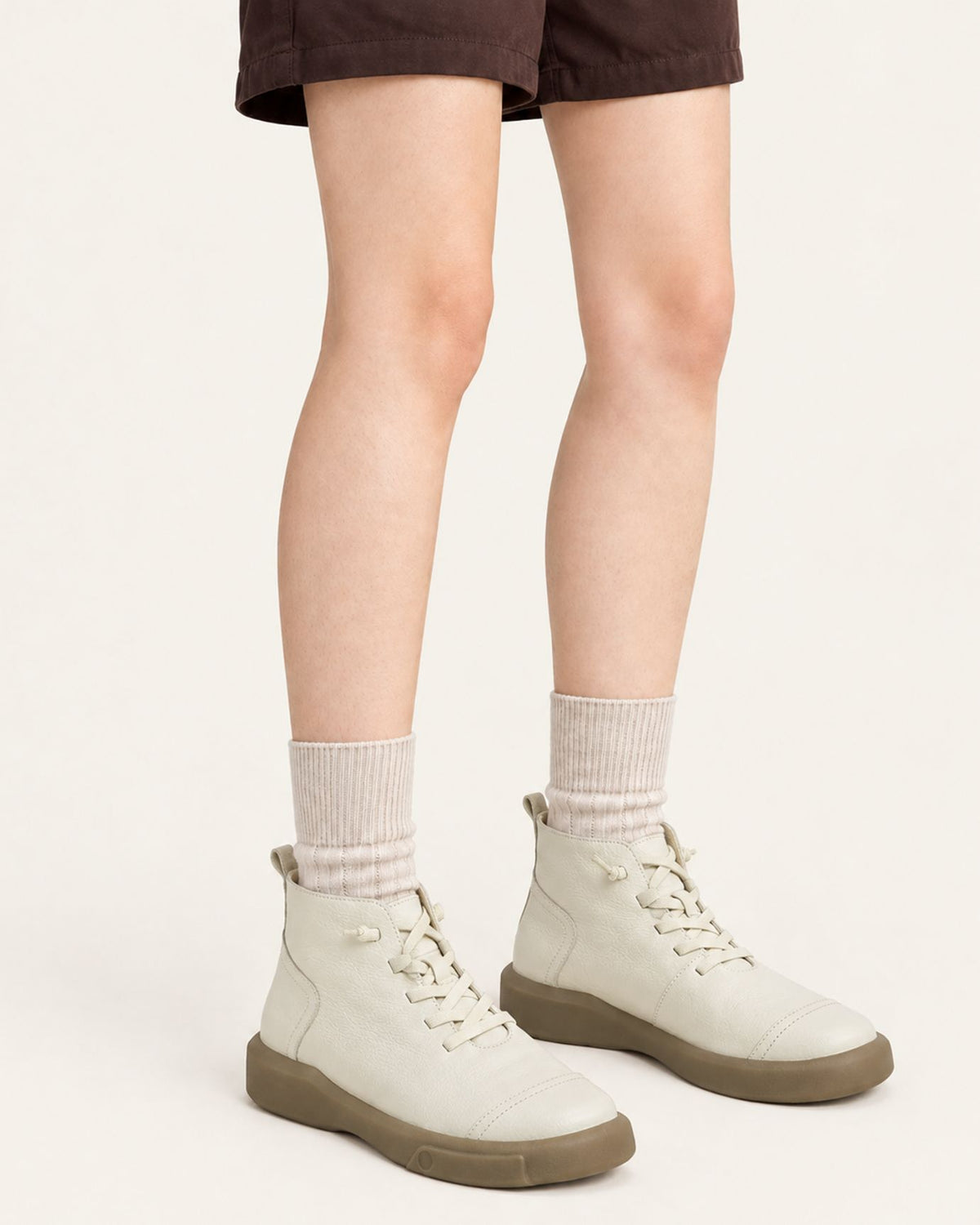 Kira Vintage Leather Sole Ankle Boots