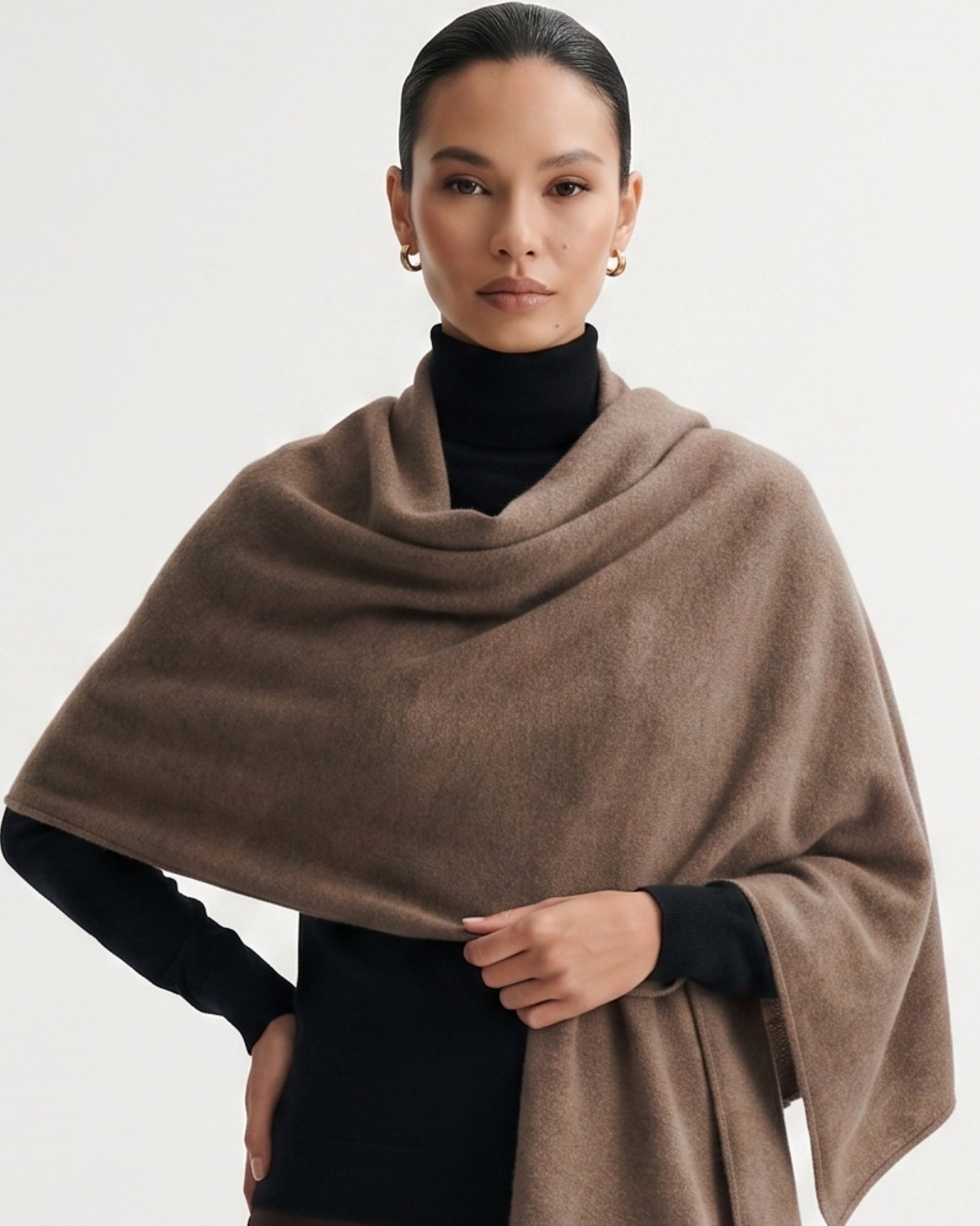 Dina Cashmere Knit Shawl