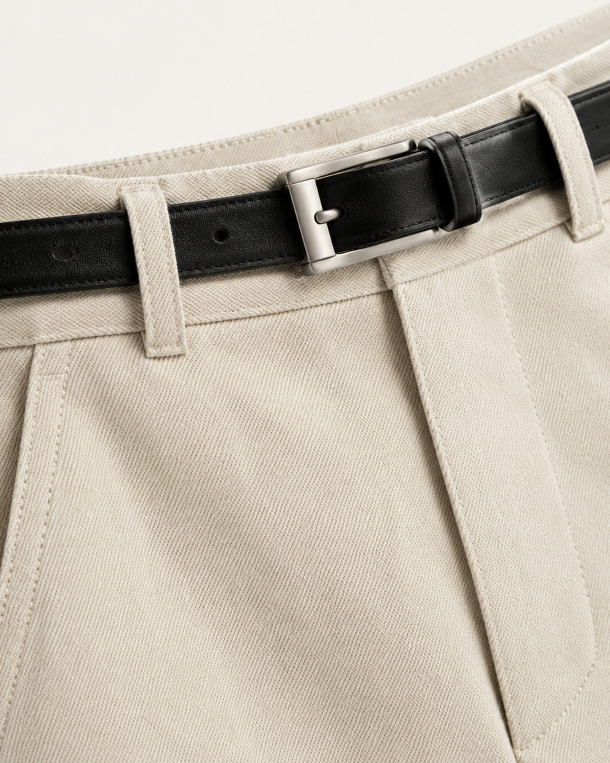 Rosy High-Waisted Straight Leg Trousers