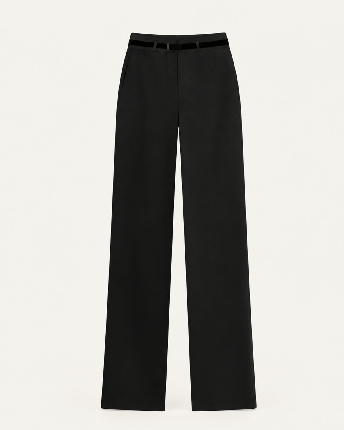 Rosy High-Waisted Straight Leg Trousers