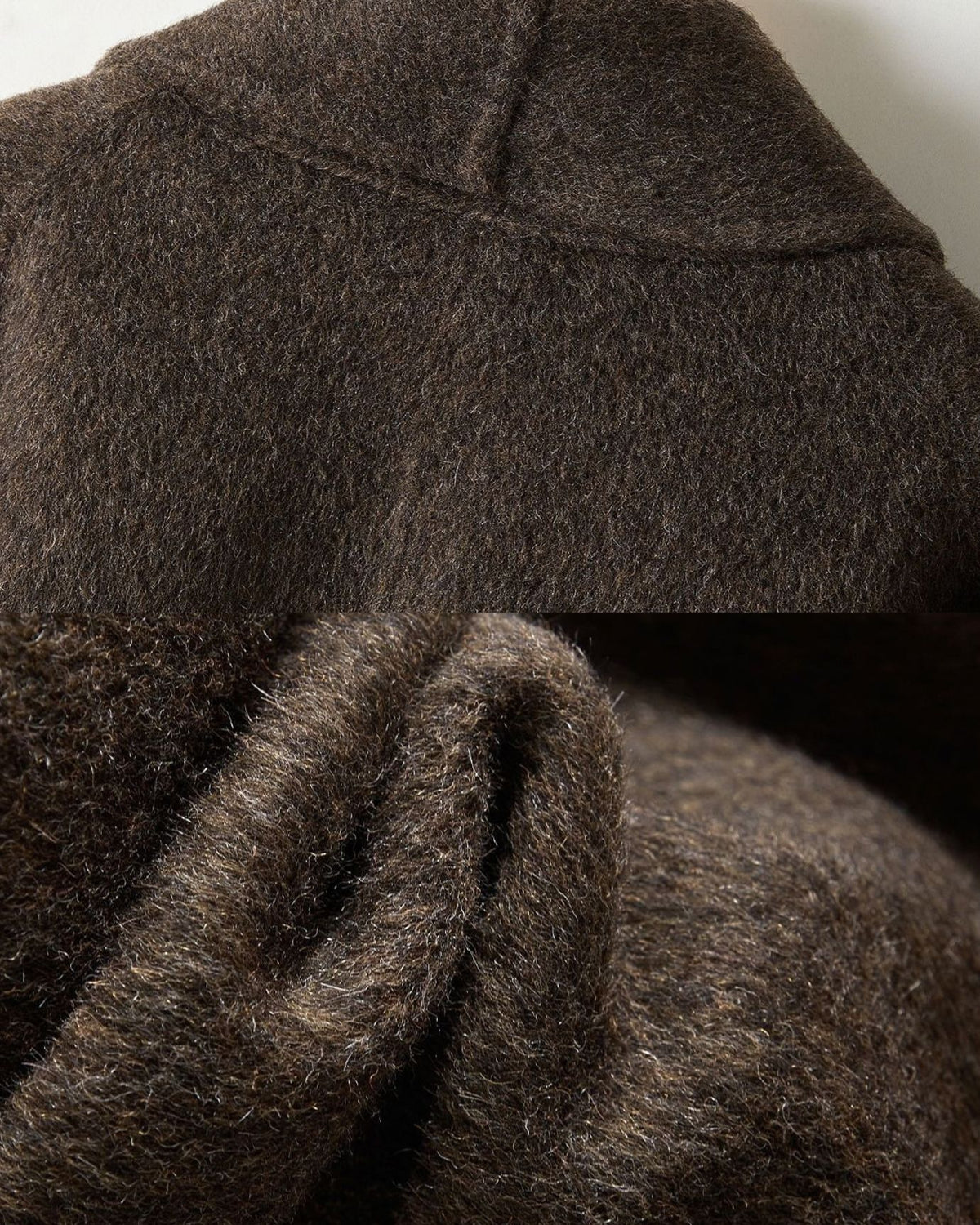 Divina Relaxed-Fit Double-Faced Yak Wool Overcoat Shawl