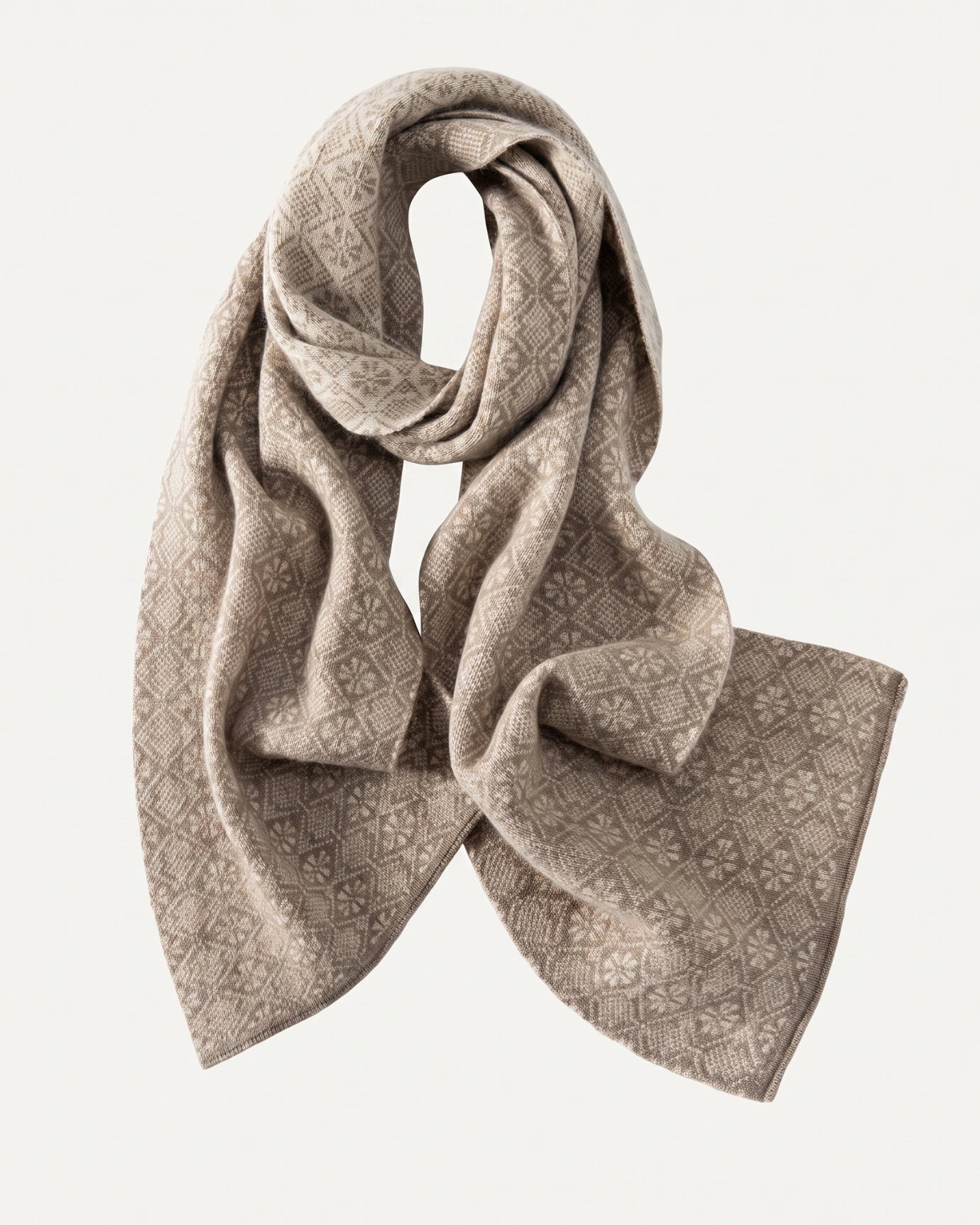 Olivia Knitted Cashmere Scarf