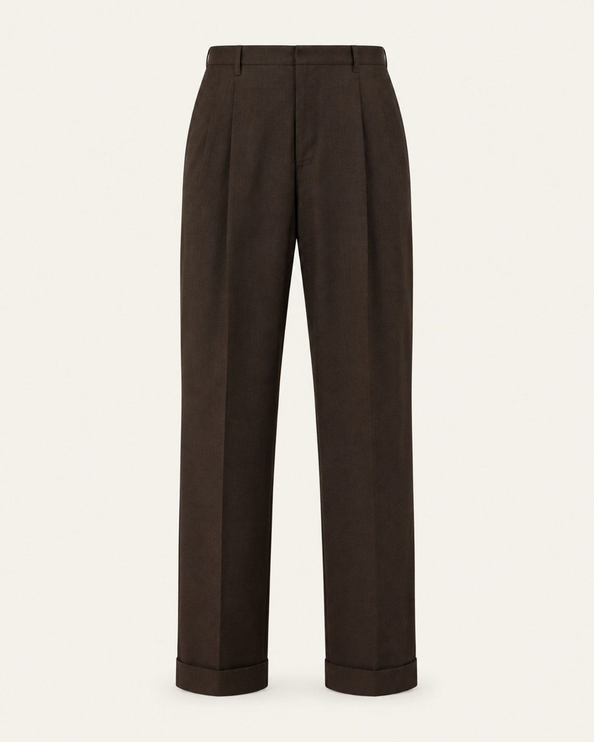 Wide-Leg Hollywood Waist Trousers