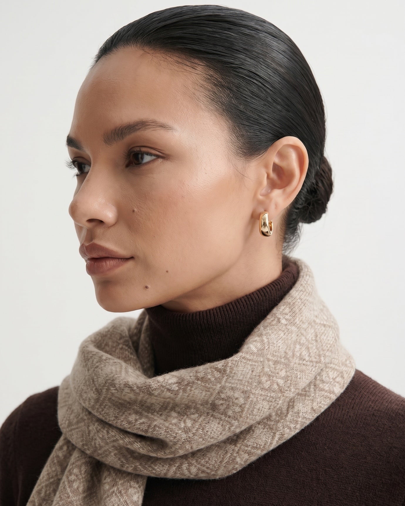 Olivia Knitted Cashmere Scarf