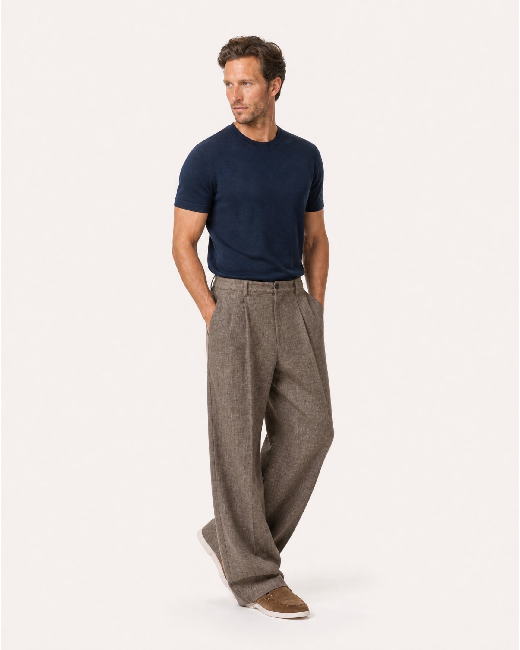 Old Money Trousers Draped Style
