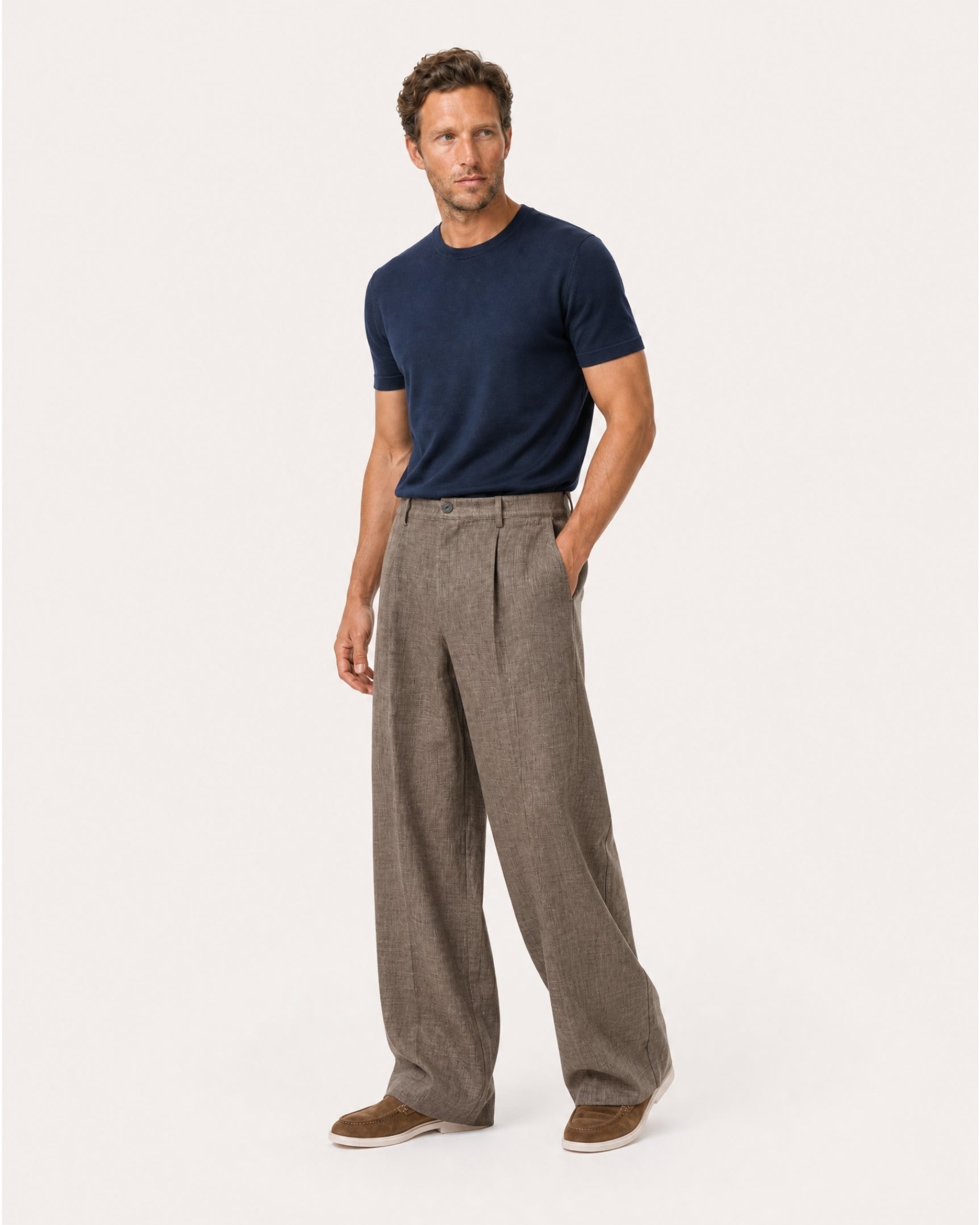 Old Money Trousers Draped Style