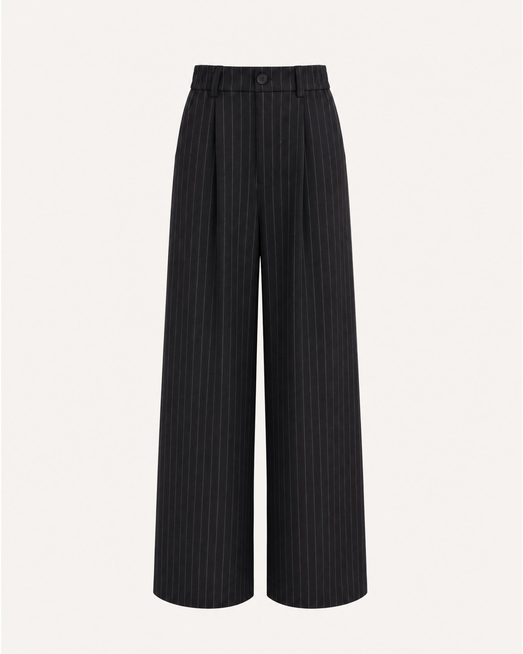 Vintage Striped Drapey Trousers Old Money