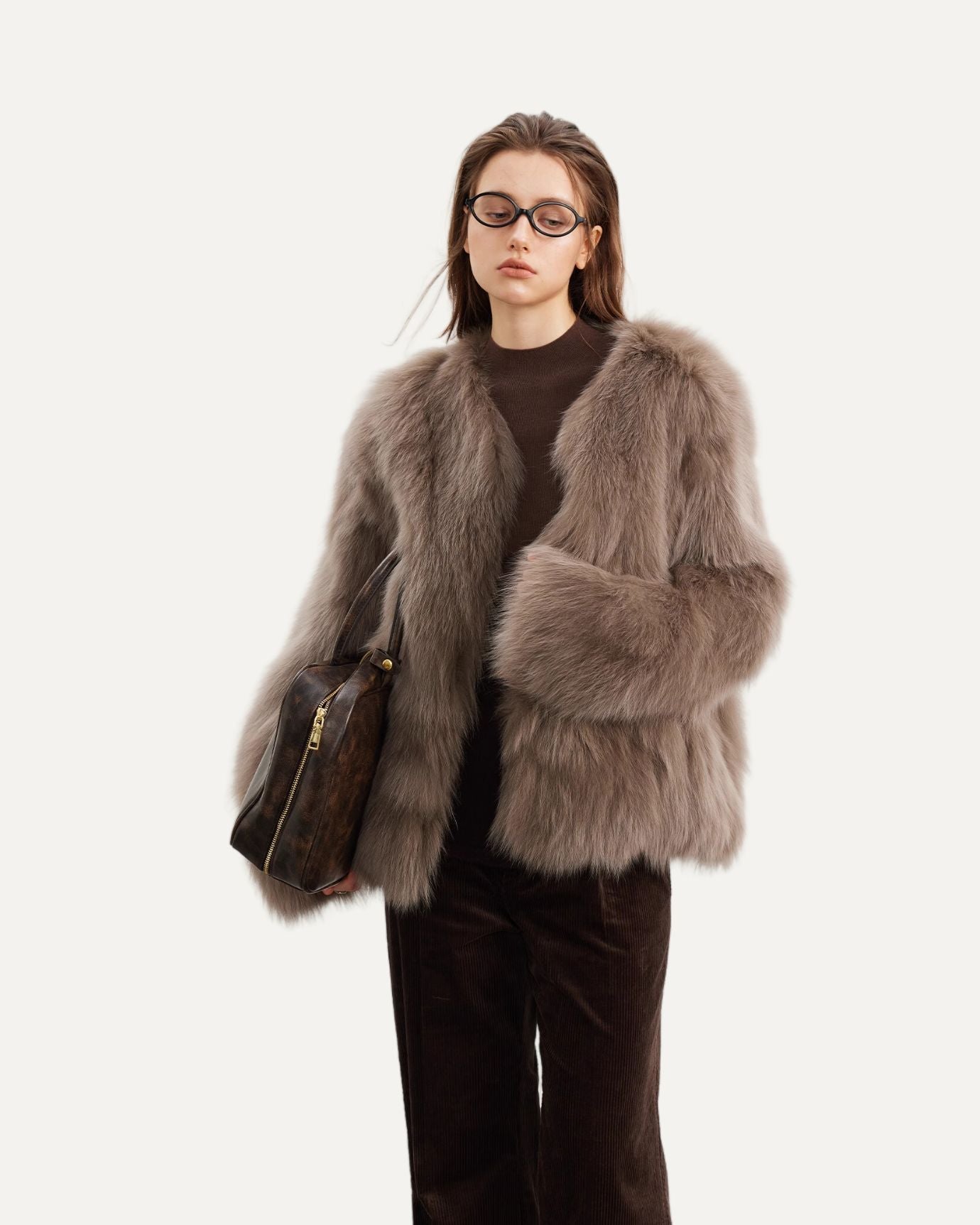 Jasmine Fox Fur Night Coat