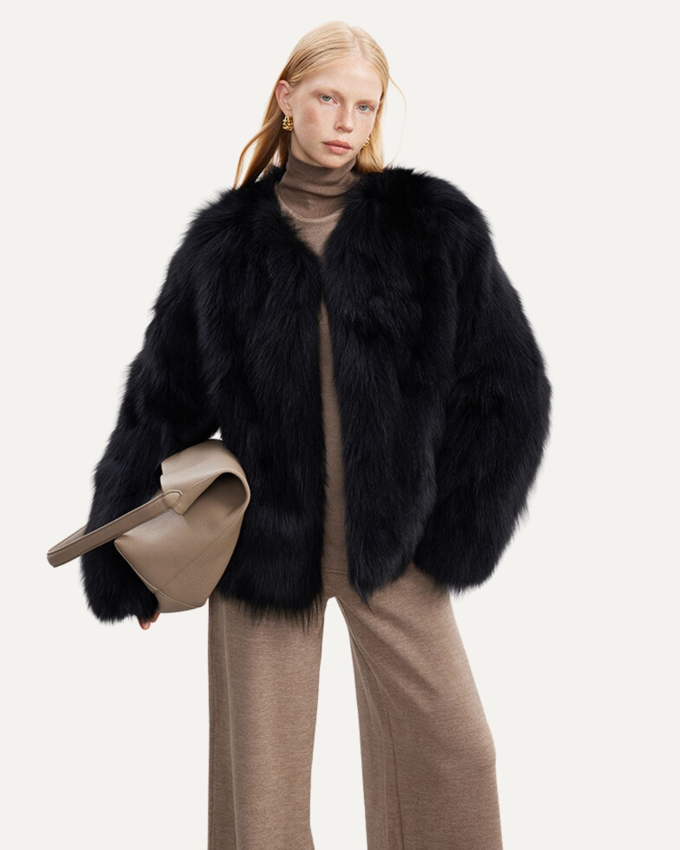 Jasmine Fox Fur Night Coat