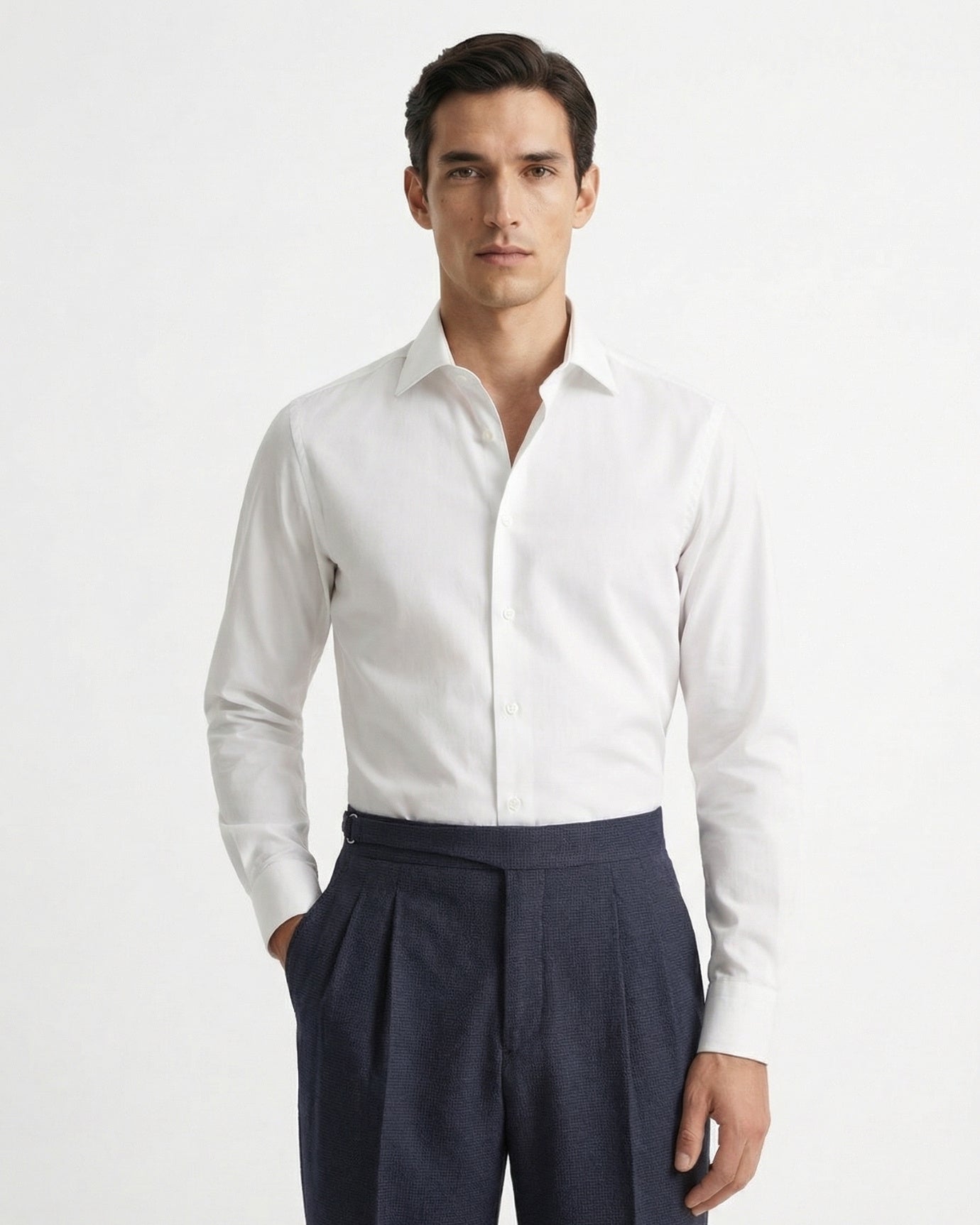 Italian Business Casual Trousers Breathable