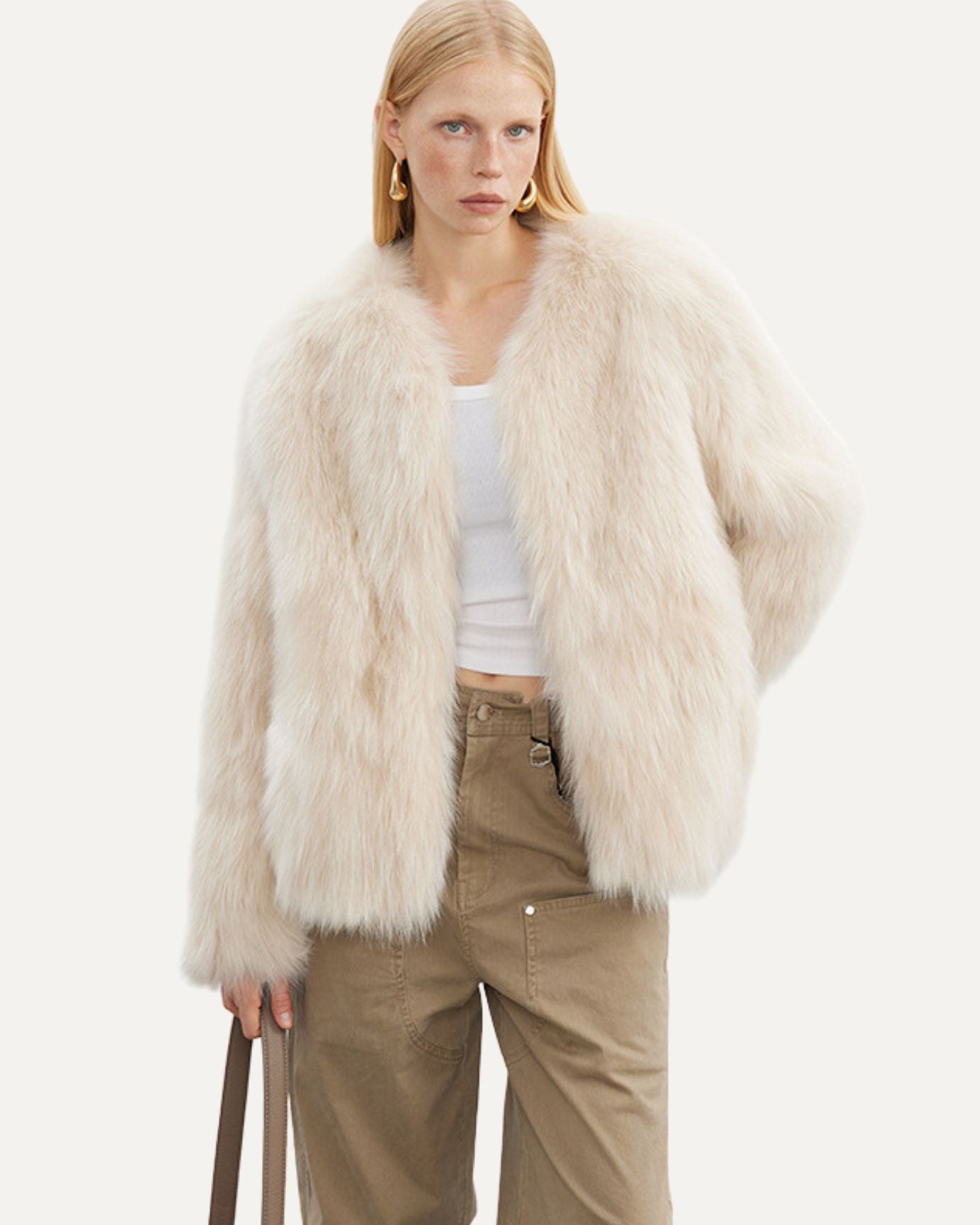 Jasmine Fox Fur Night Coat