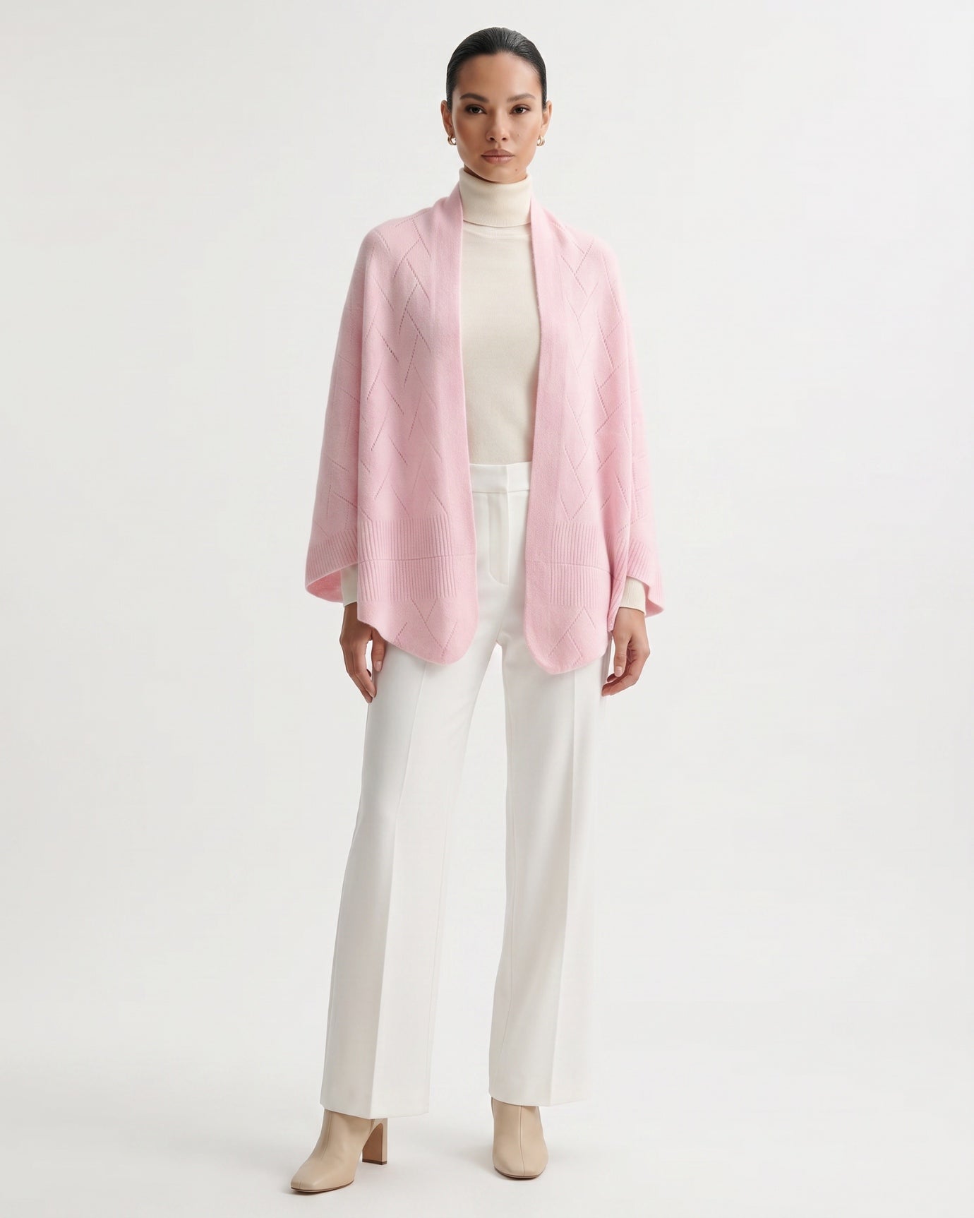 Mia Cashmere Quilted Shawl