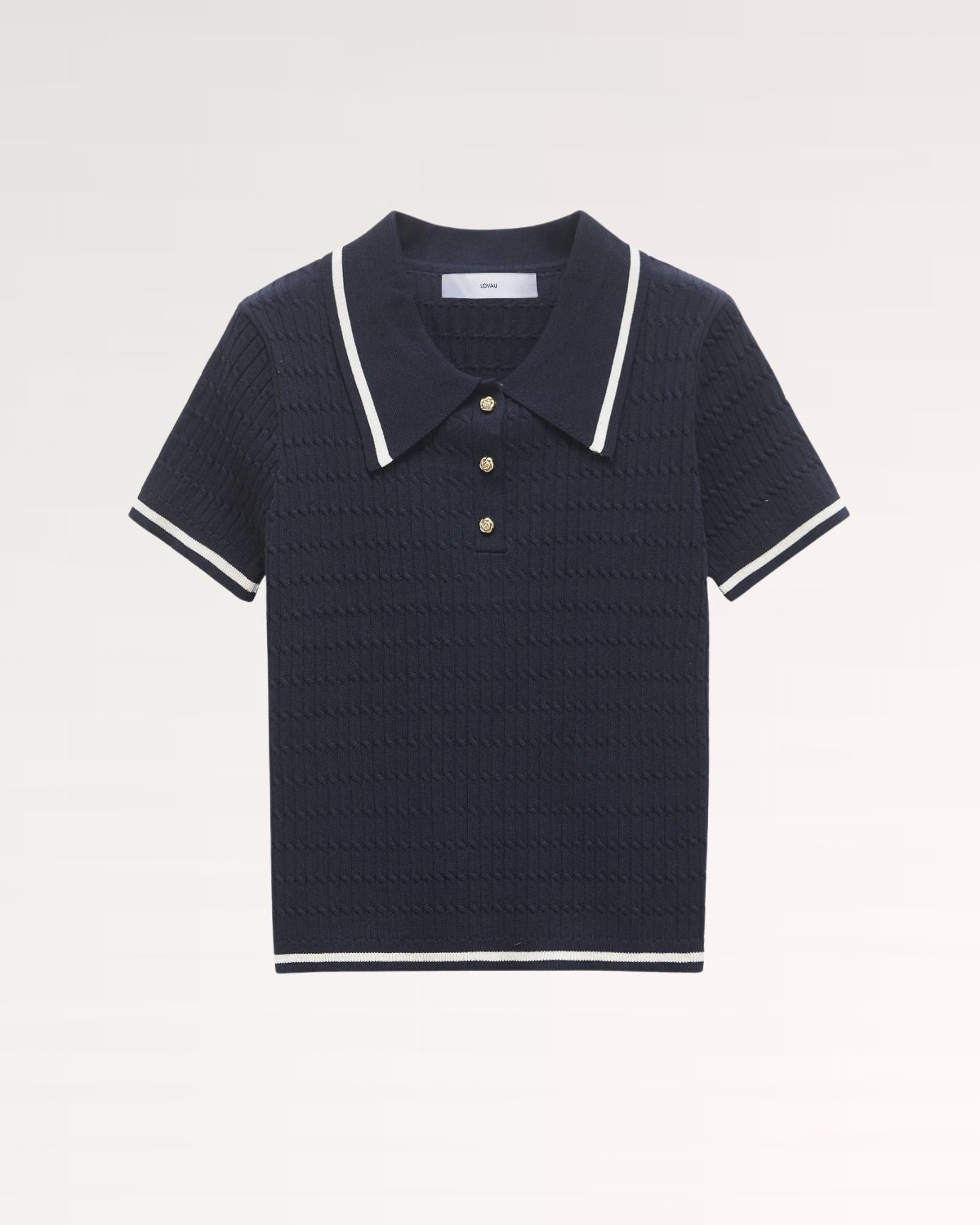 Classy Navy Woman Polo