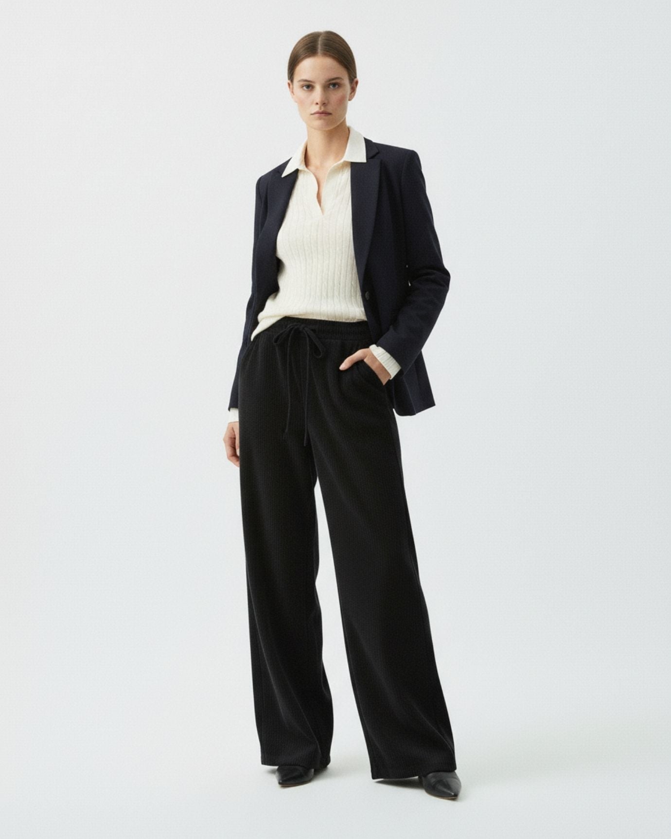 Corduroy Pants Woman High-Waisted Old Money Style