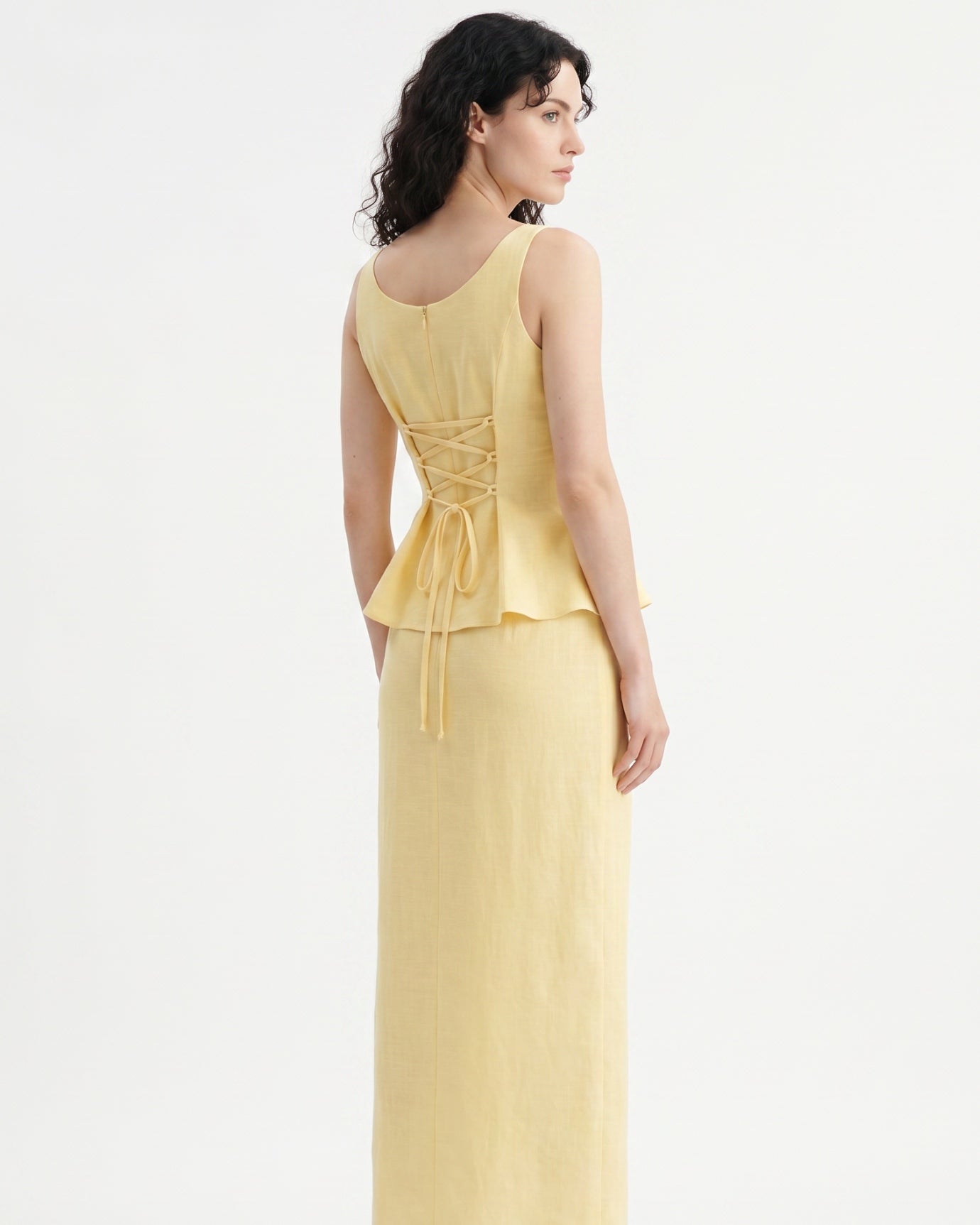 Cotton Top Skirt Set