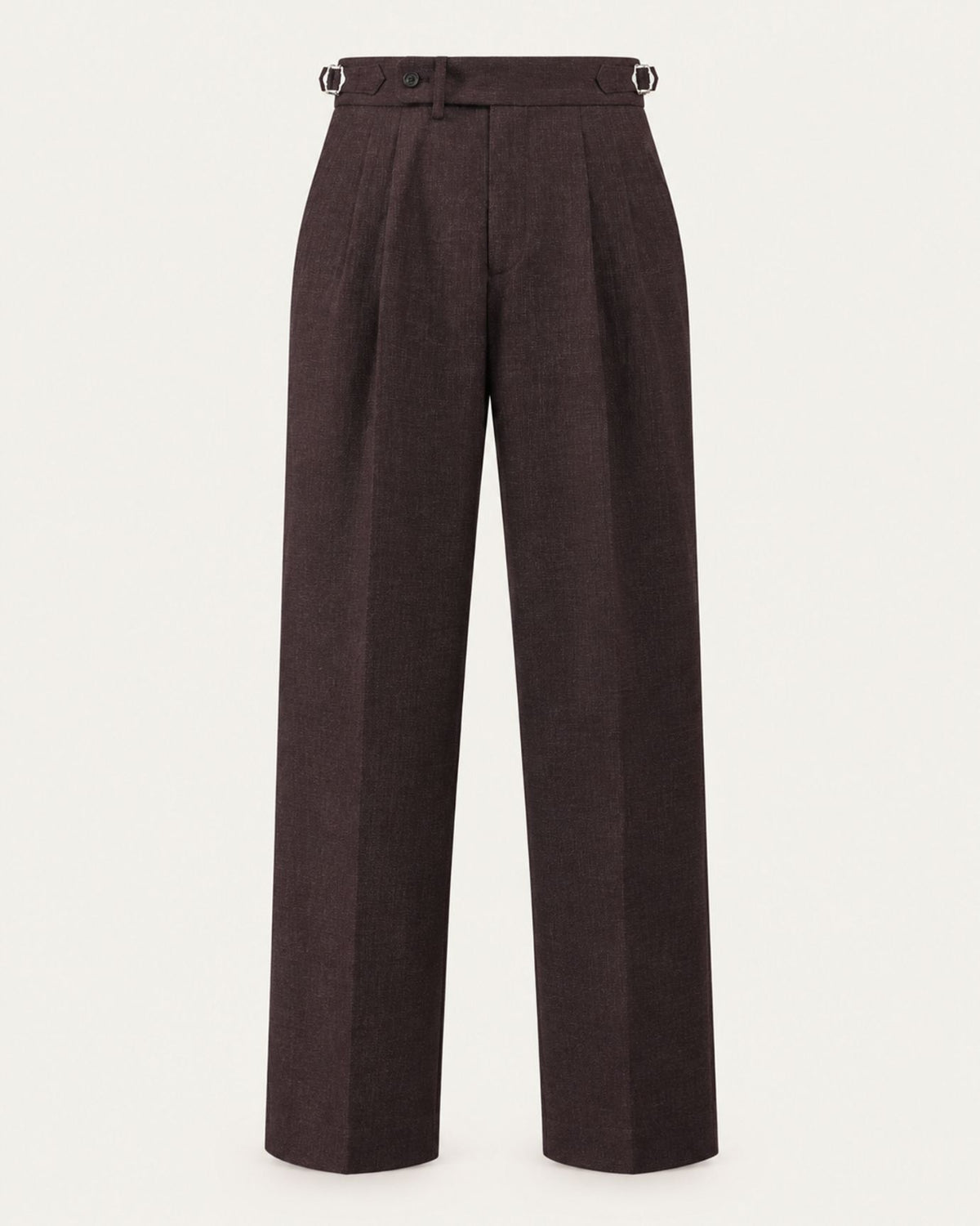 Wrinkle-Resistant Double-Pleated Dress Trousers
