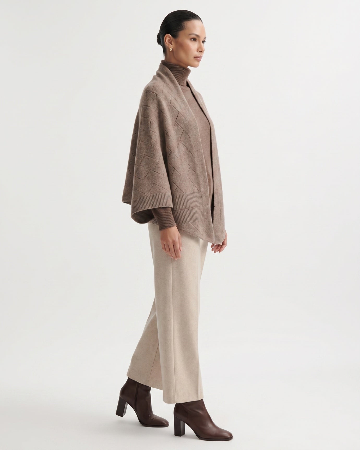 Mia Cashmere Quilted Shawl