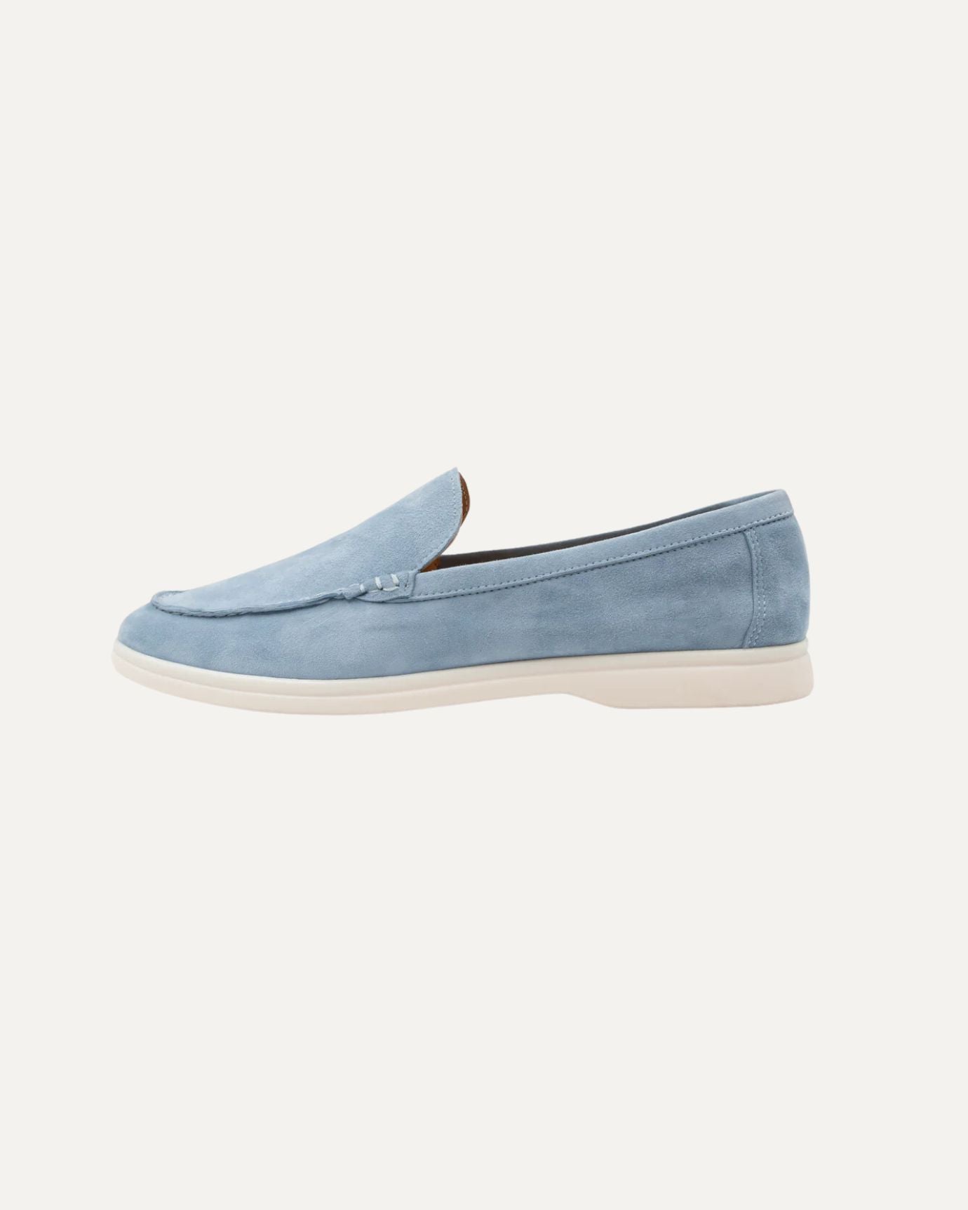 Portofino Suede Loafers Leather - Sky Blue