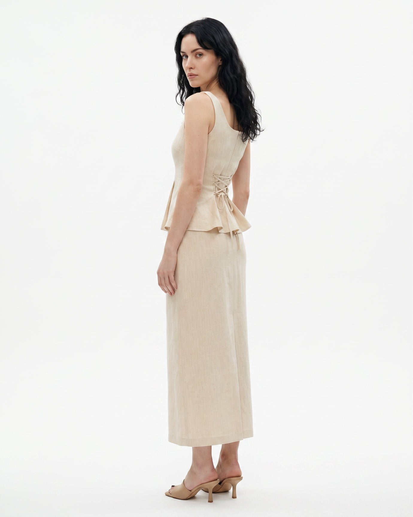 Cotton Top Skirt Set