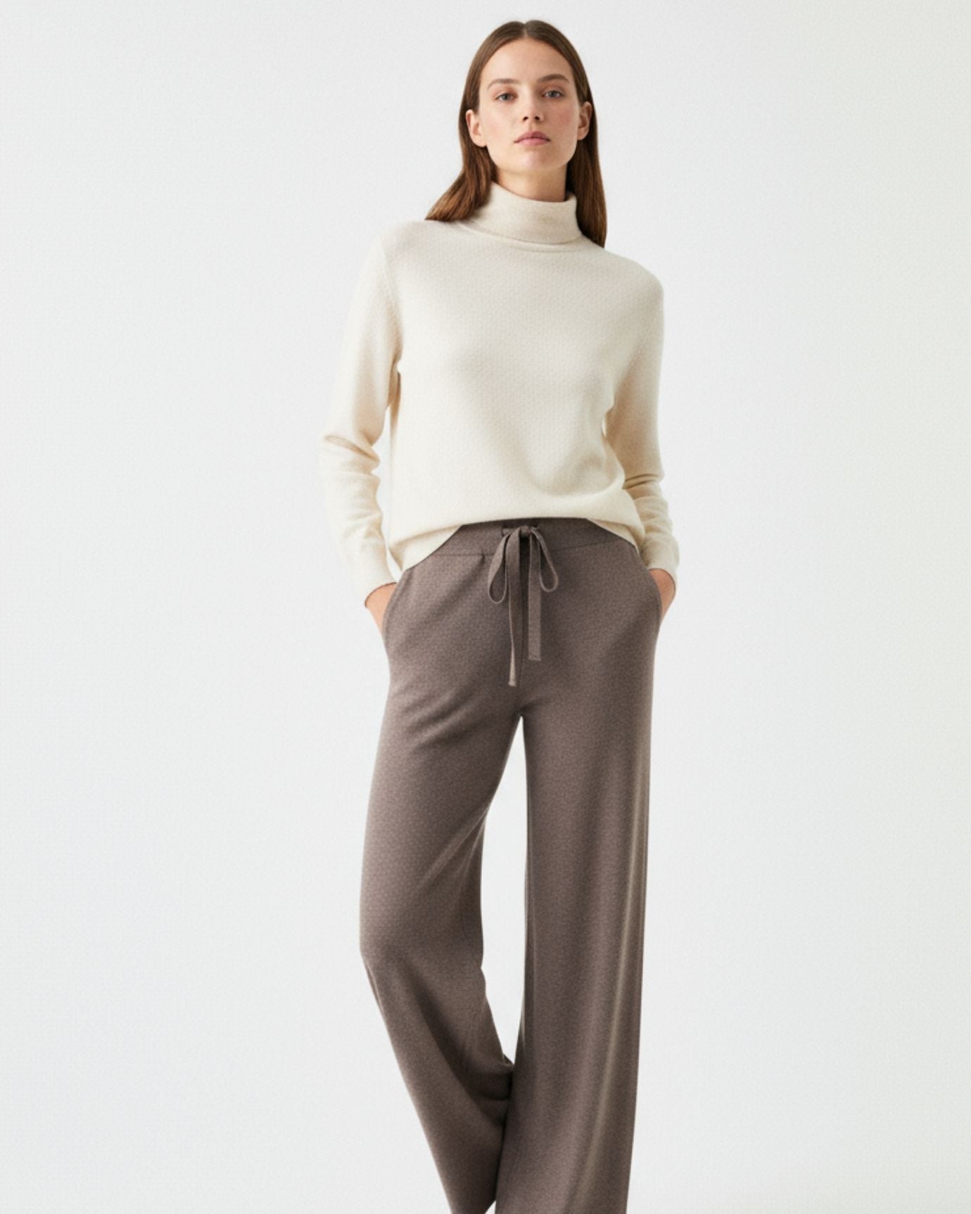 Pantalones Ori de Lana Elástica