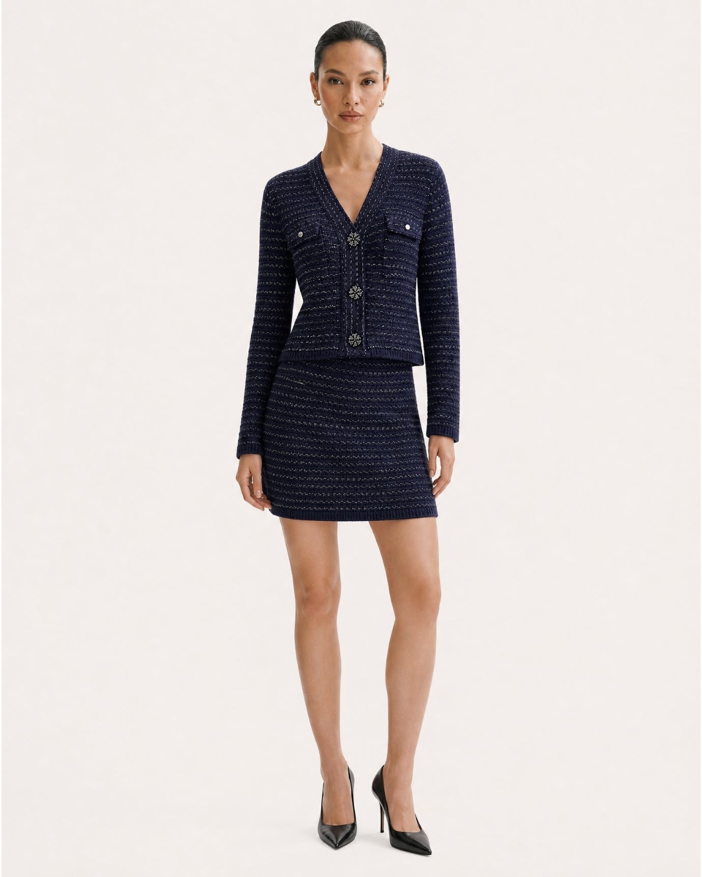 St Moritz Royal Blue Set Suit & Skirt