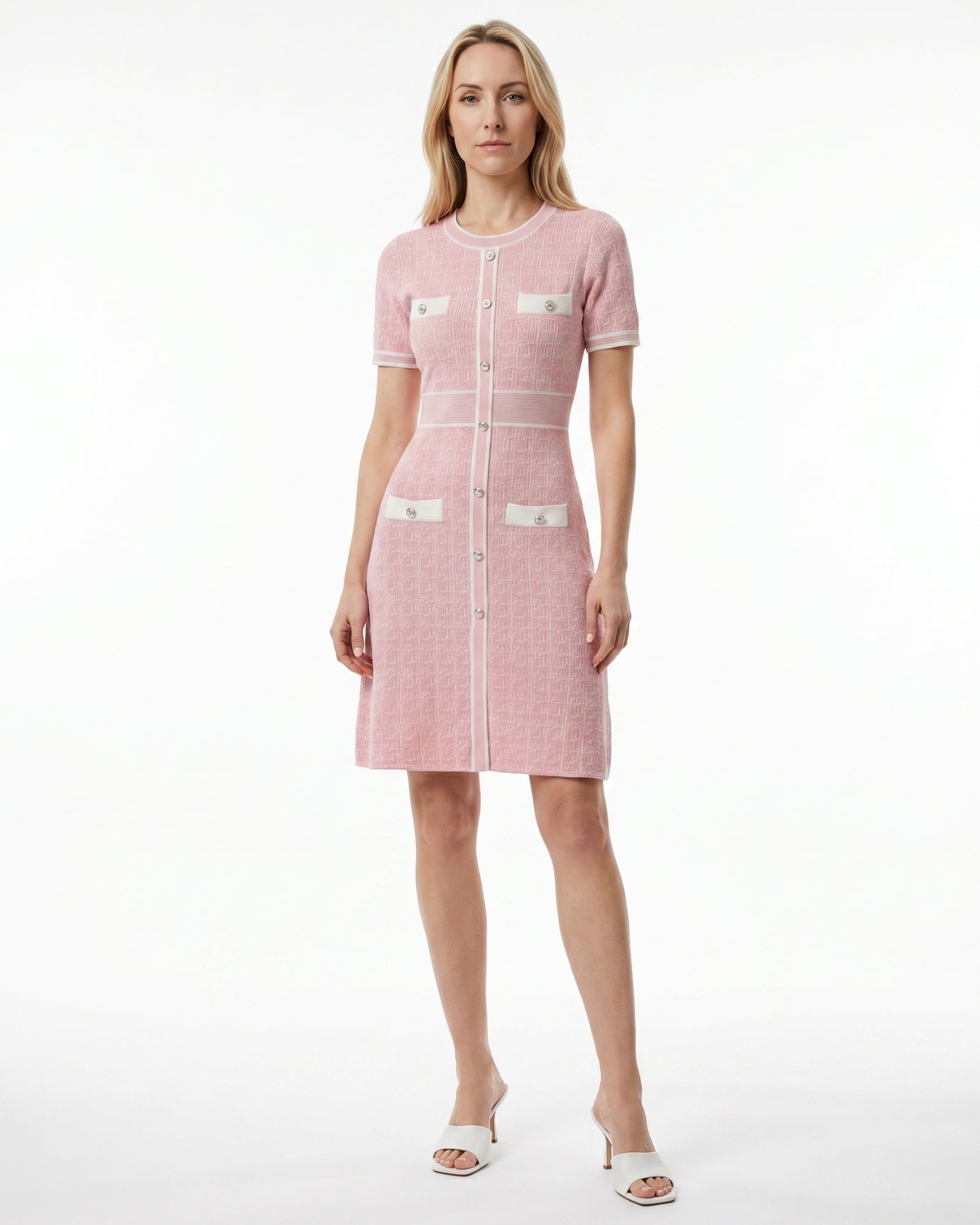 Lovau A-Linien-Strickkleid