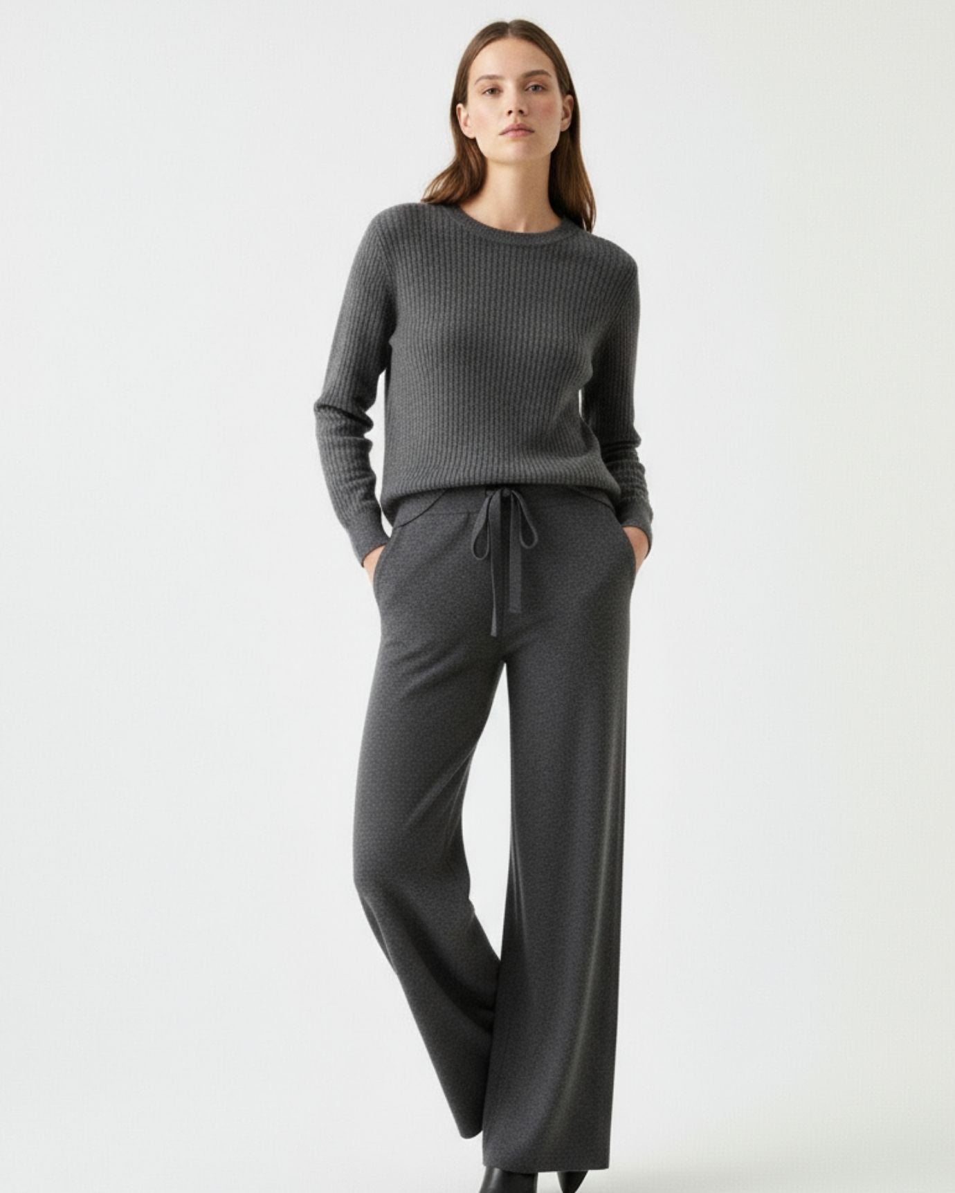 Pantalones Ori de Lana Elástica