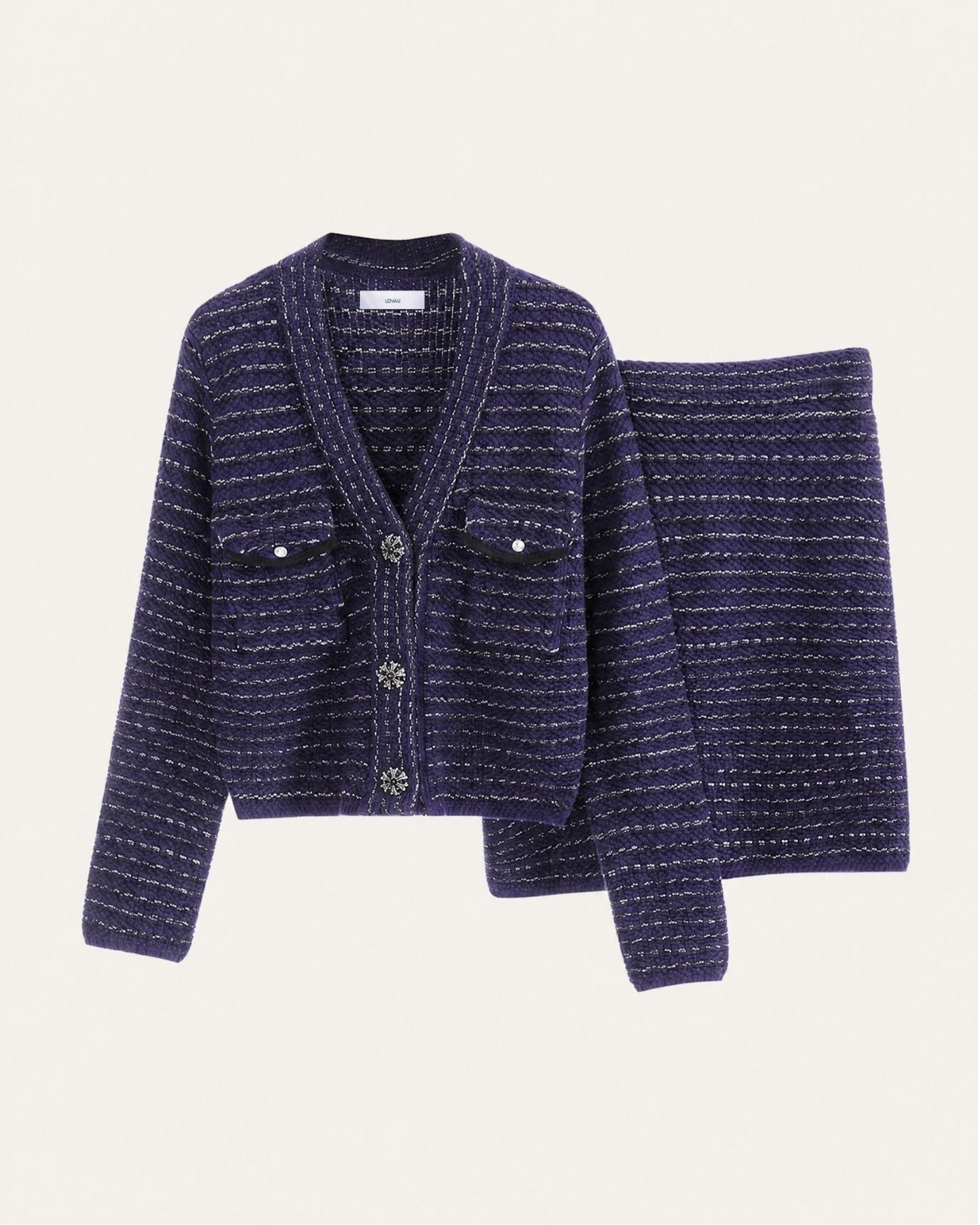 St Moritz Royal Blue Set Suit & Skirt