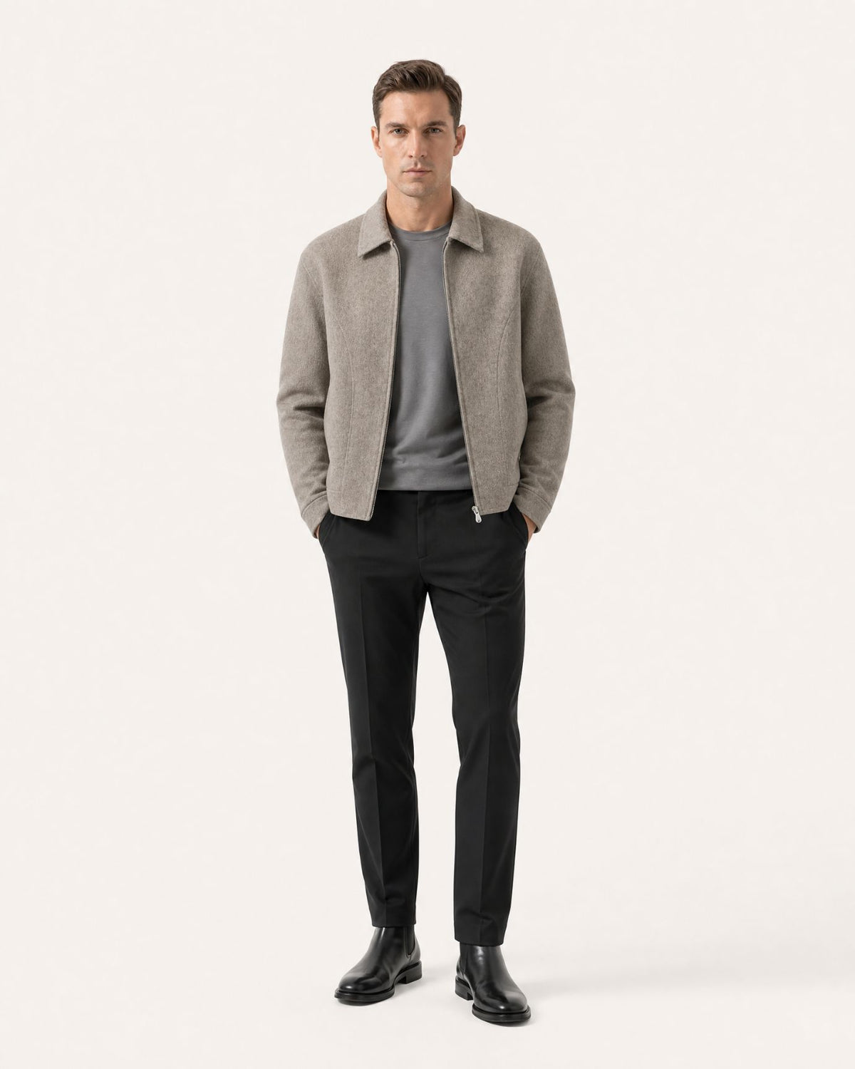 Madrid Lined Double-Faced Wool Jacket