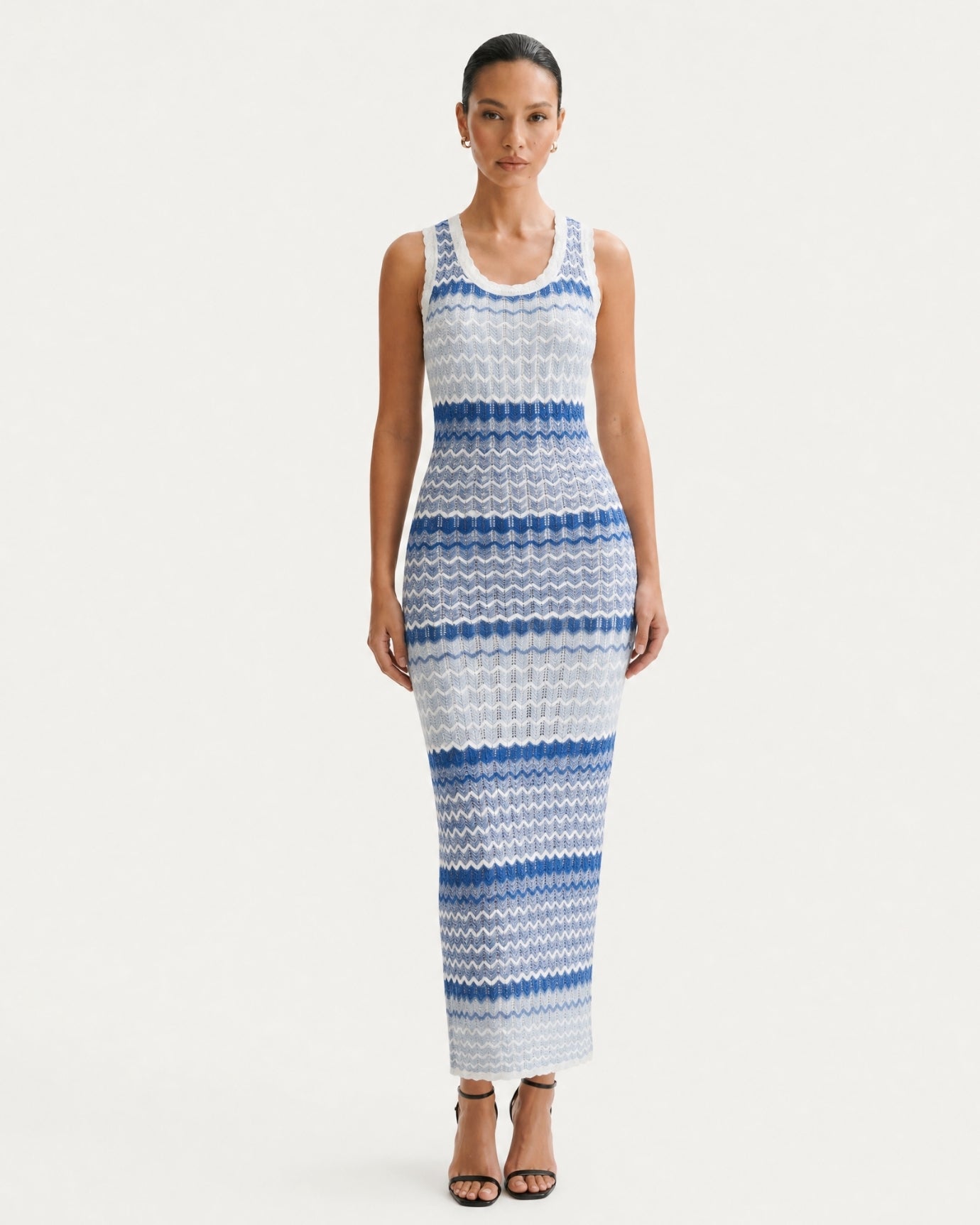 Light Blue Design Summer Dress