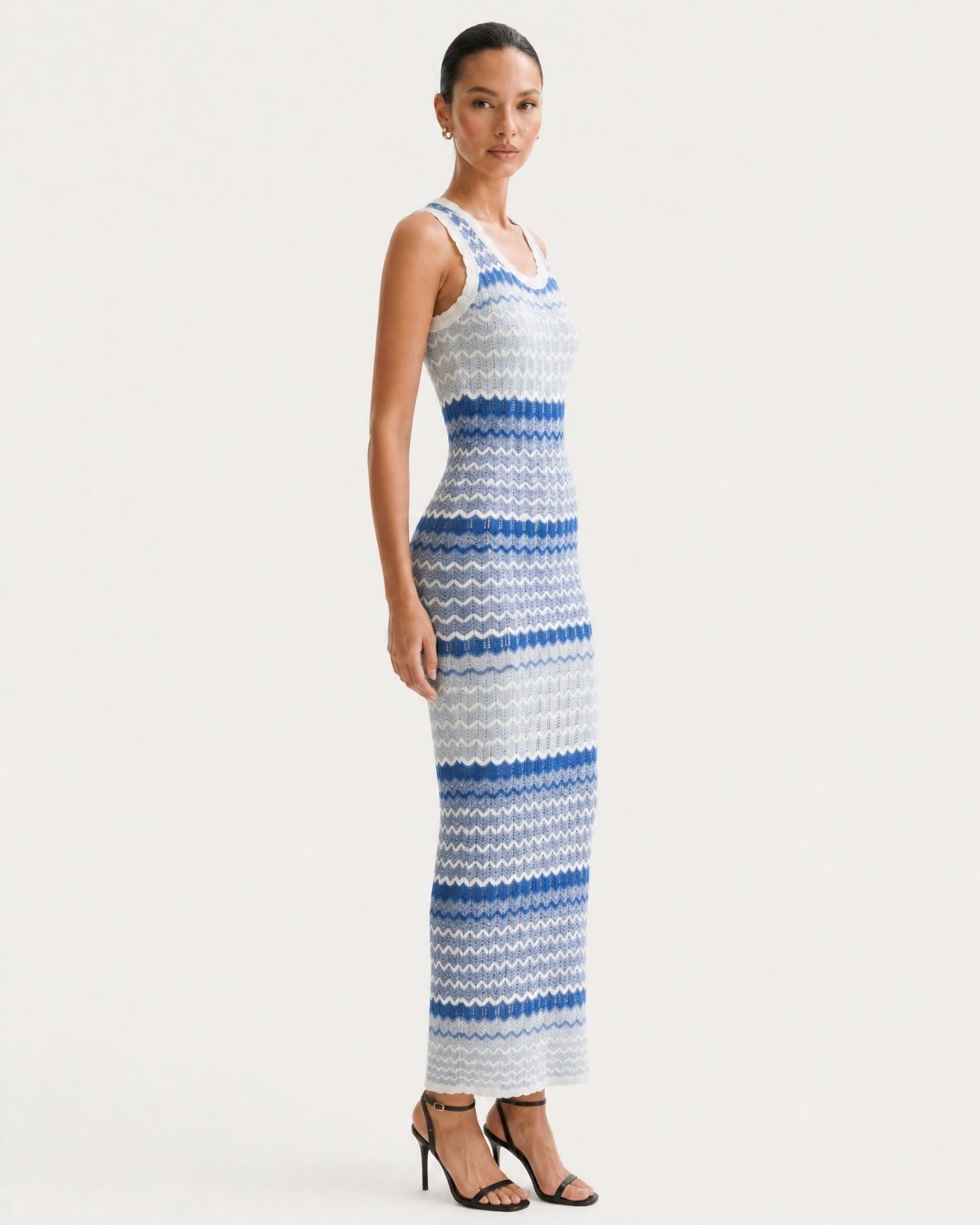 Light Blue Design Summer Dress